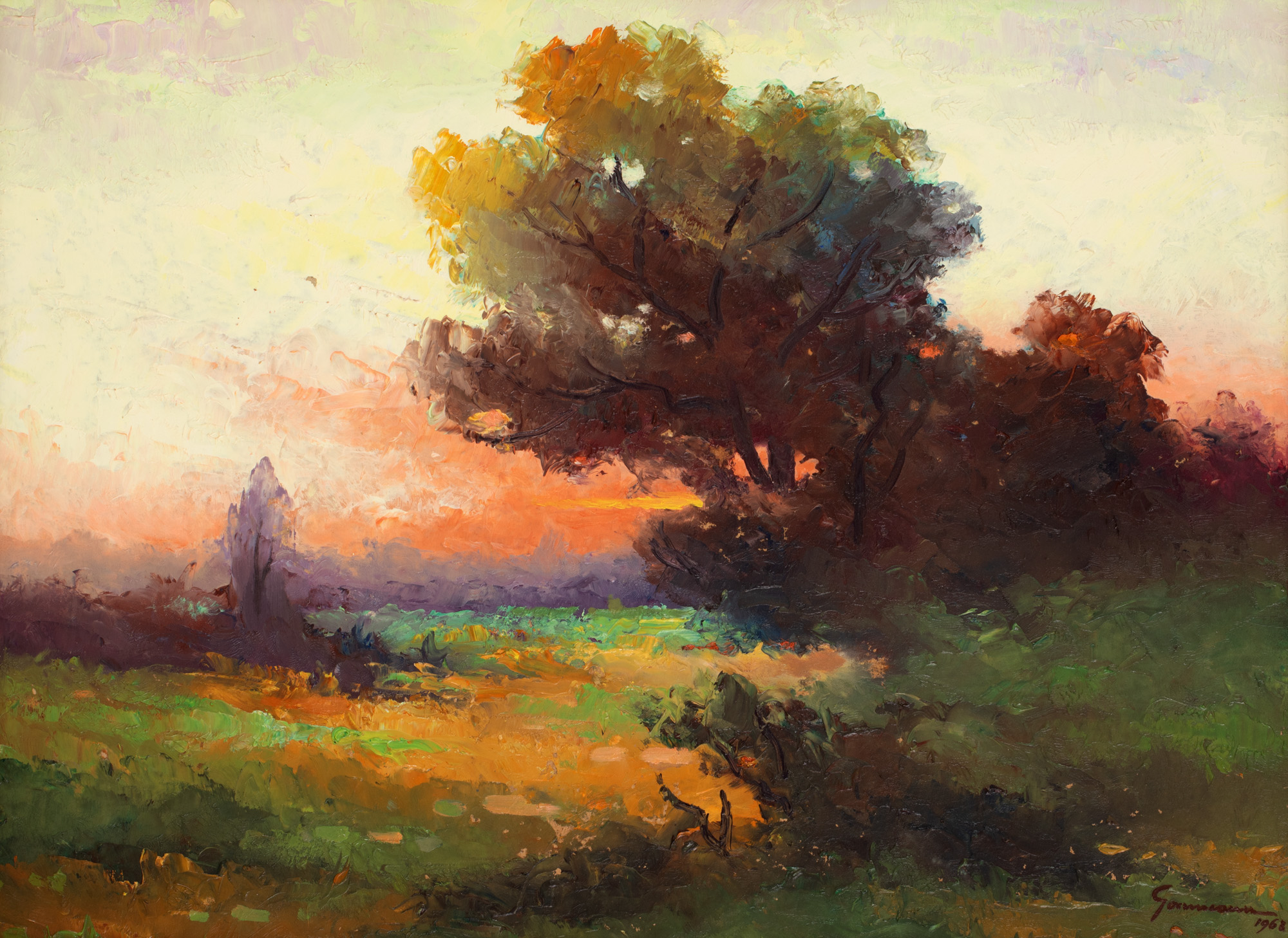 Silence over the grove