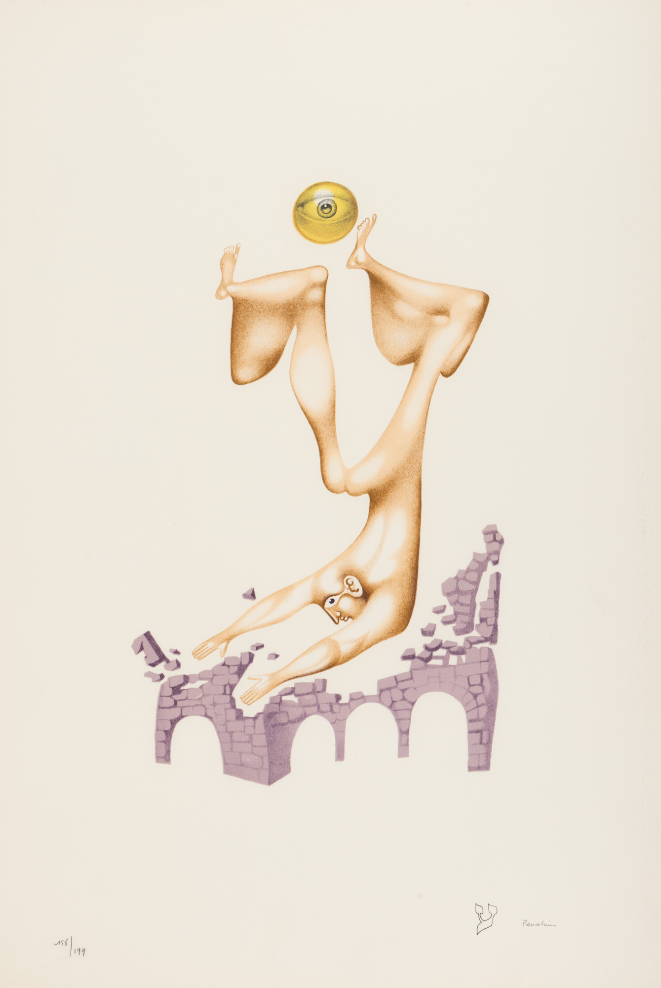 Ain (from the Hebrew Alphabet series)