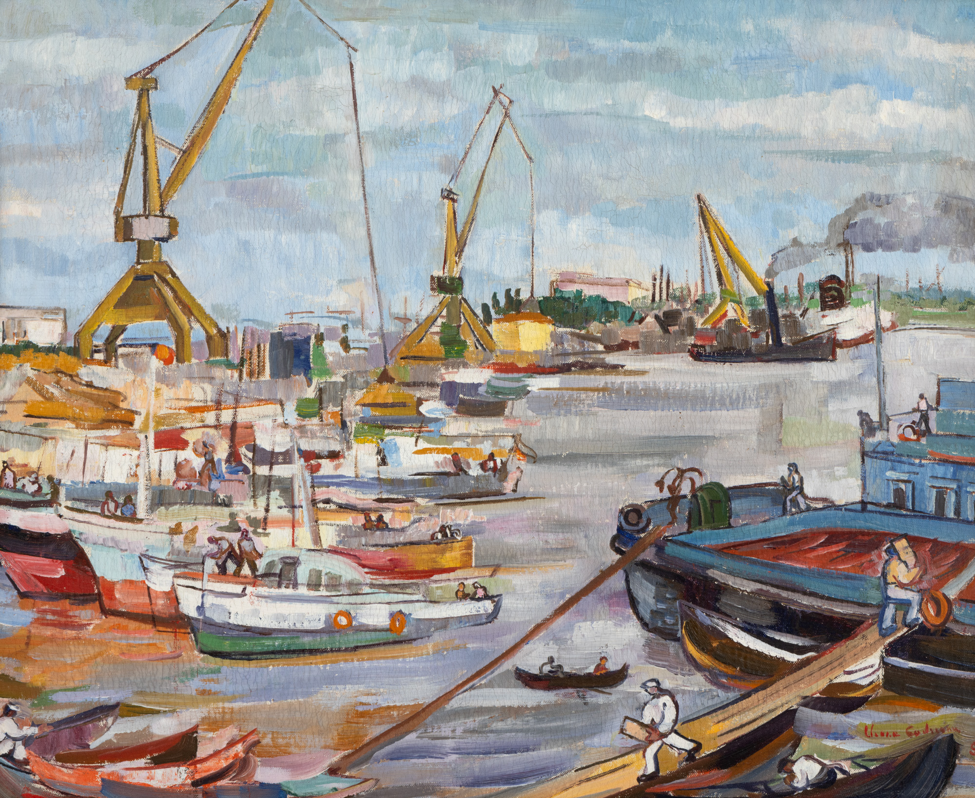 In the harbor