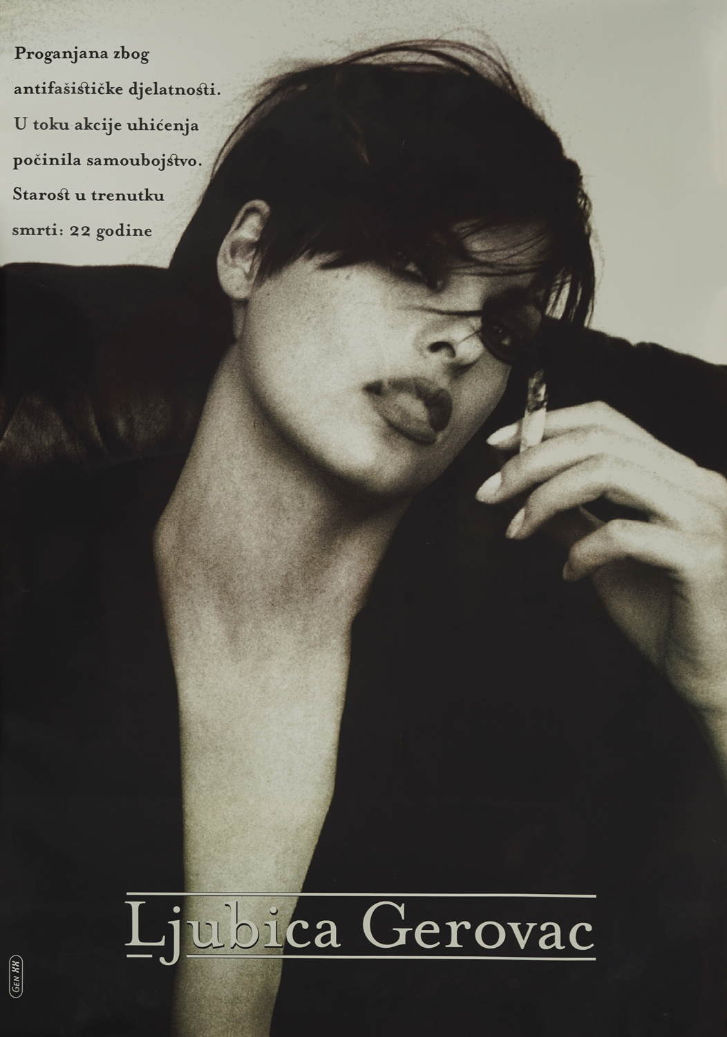 Orginalni plakat Ljubica Gerovac (Linda Evangelista)