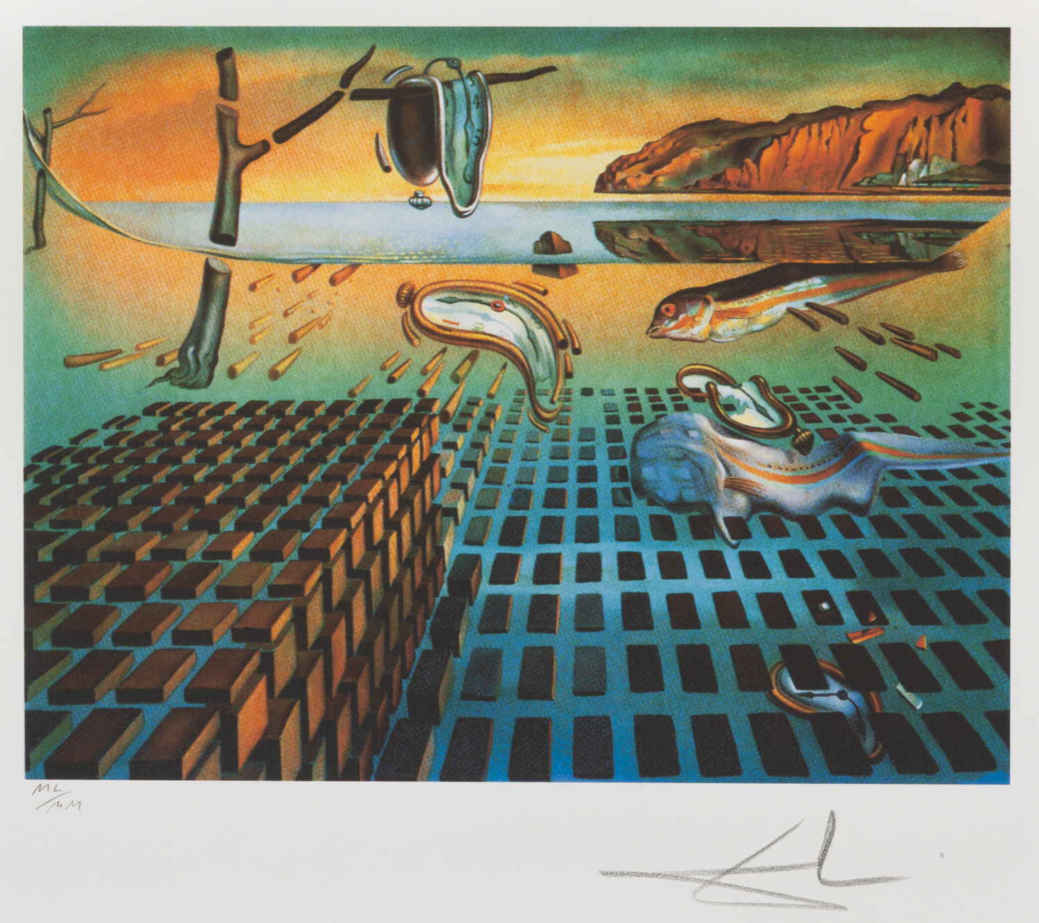 Disintegration of the Persistence of Memory