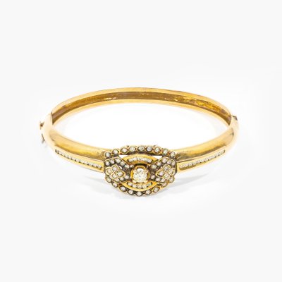 Brățară din aur, ornată cu diamante