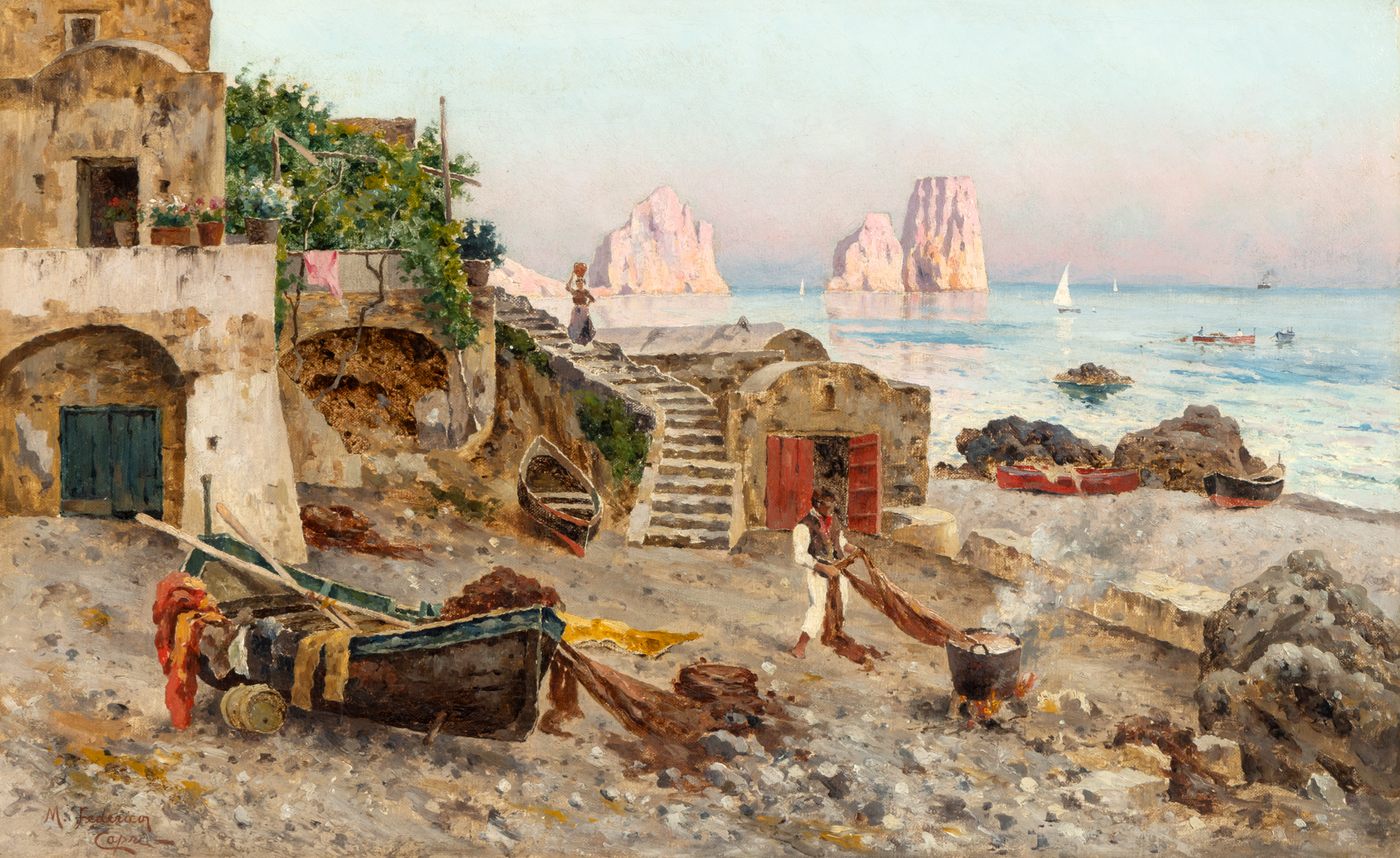 Pescari în Capri