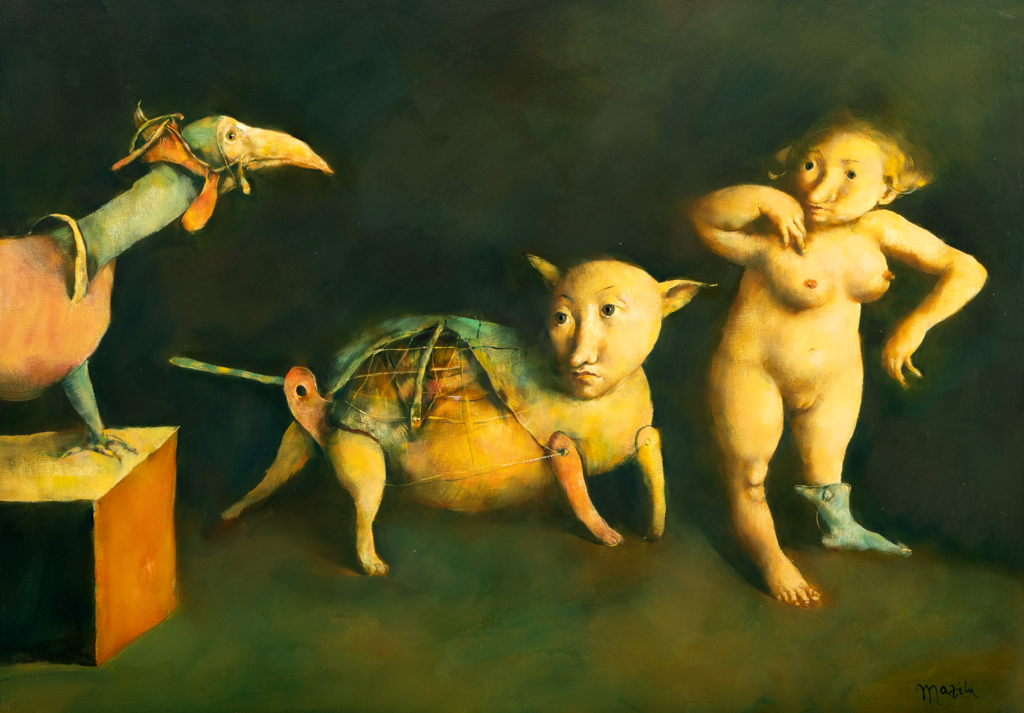 La poule, le chat et la femme