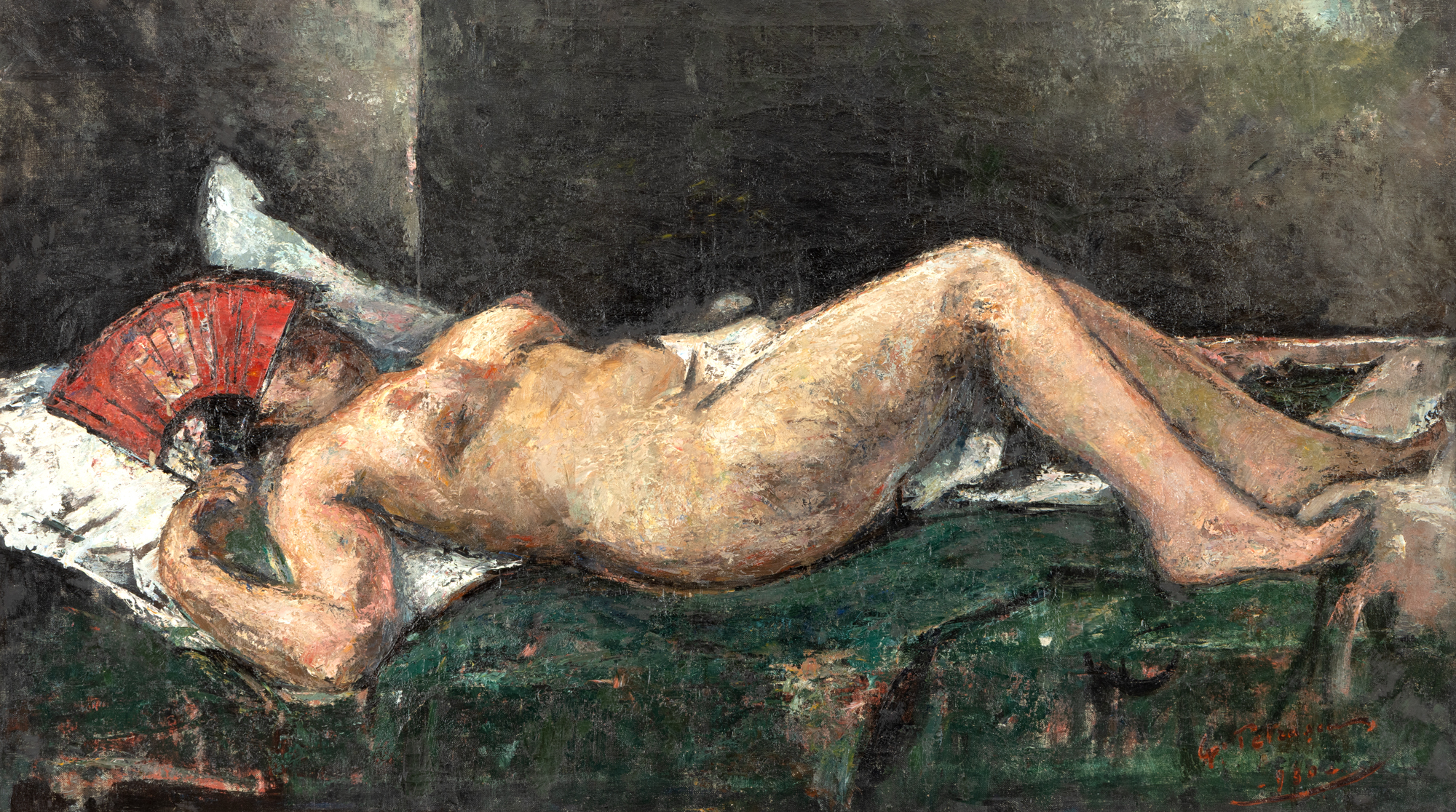 Nud cu evantai (Lucreția)