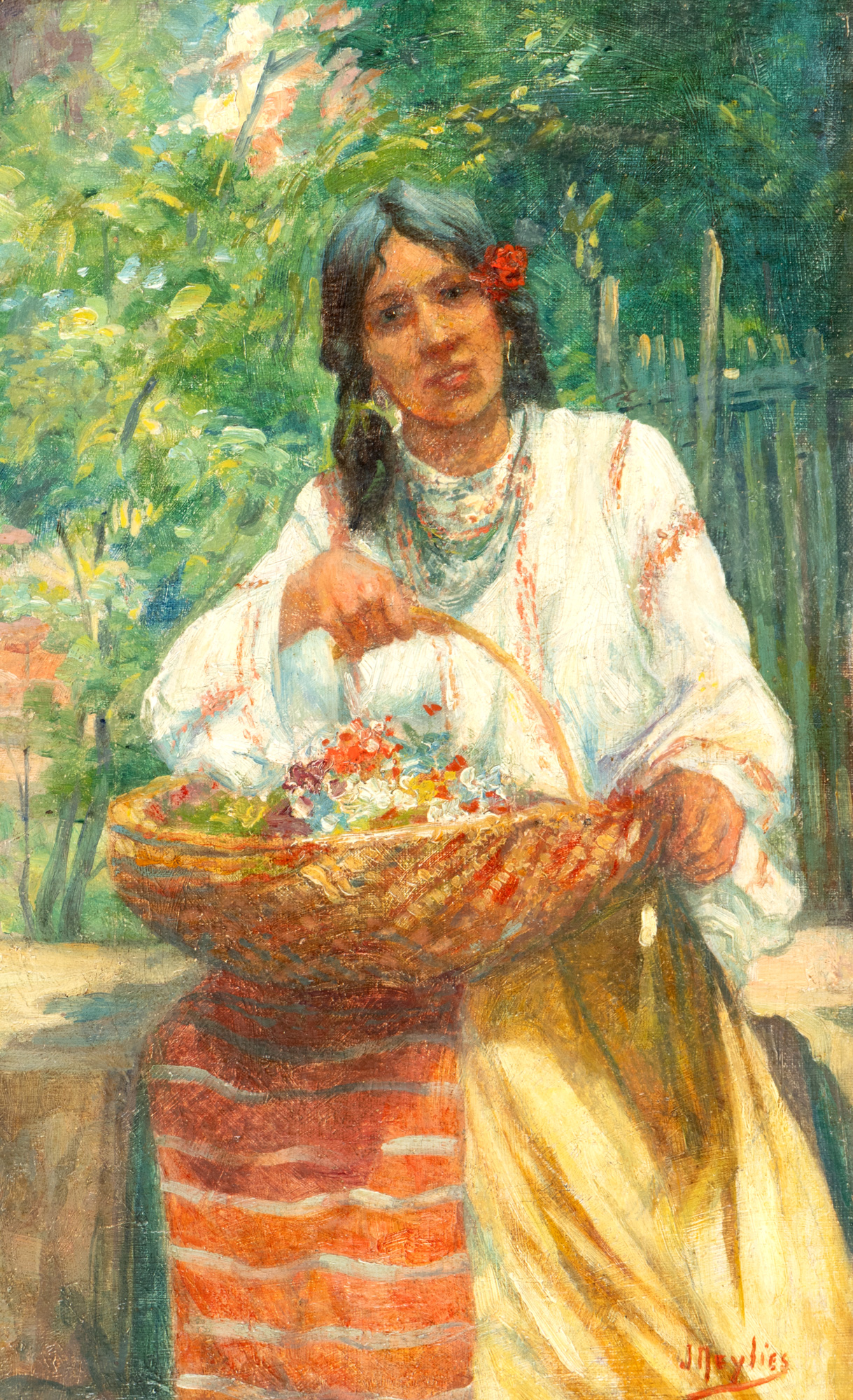 Chivuță cu flori