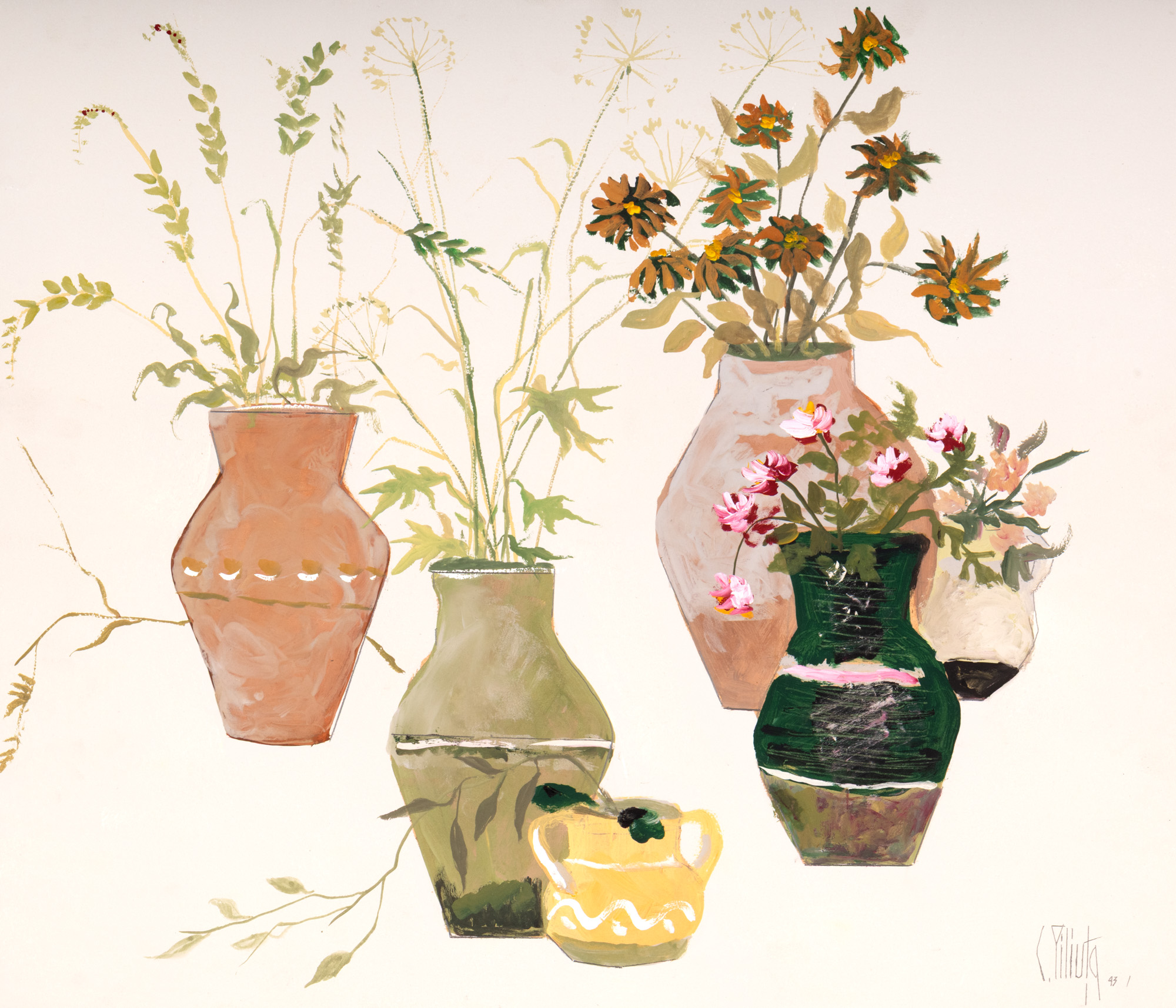 Vase cu flori