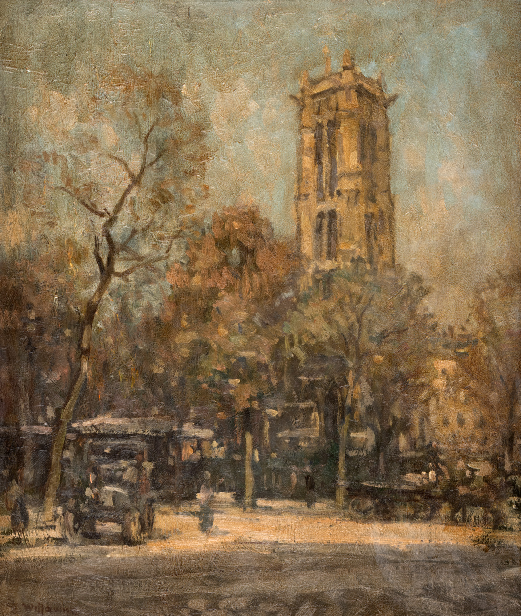 Vedere spre turnul Saint-Jacques