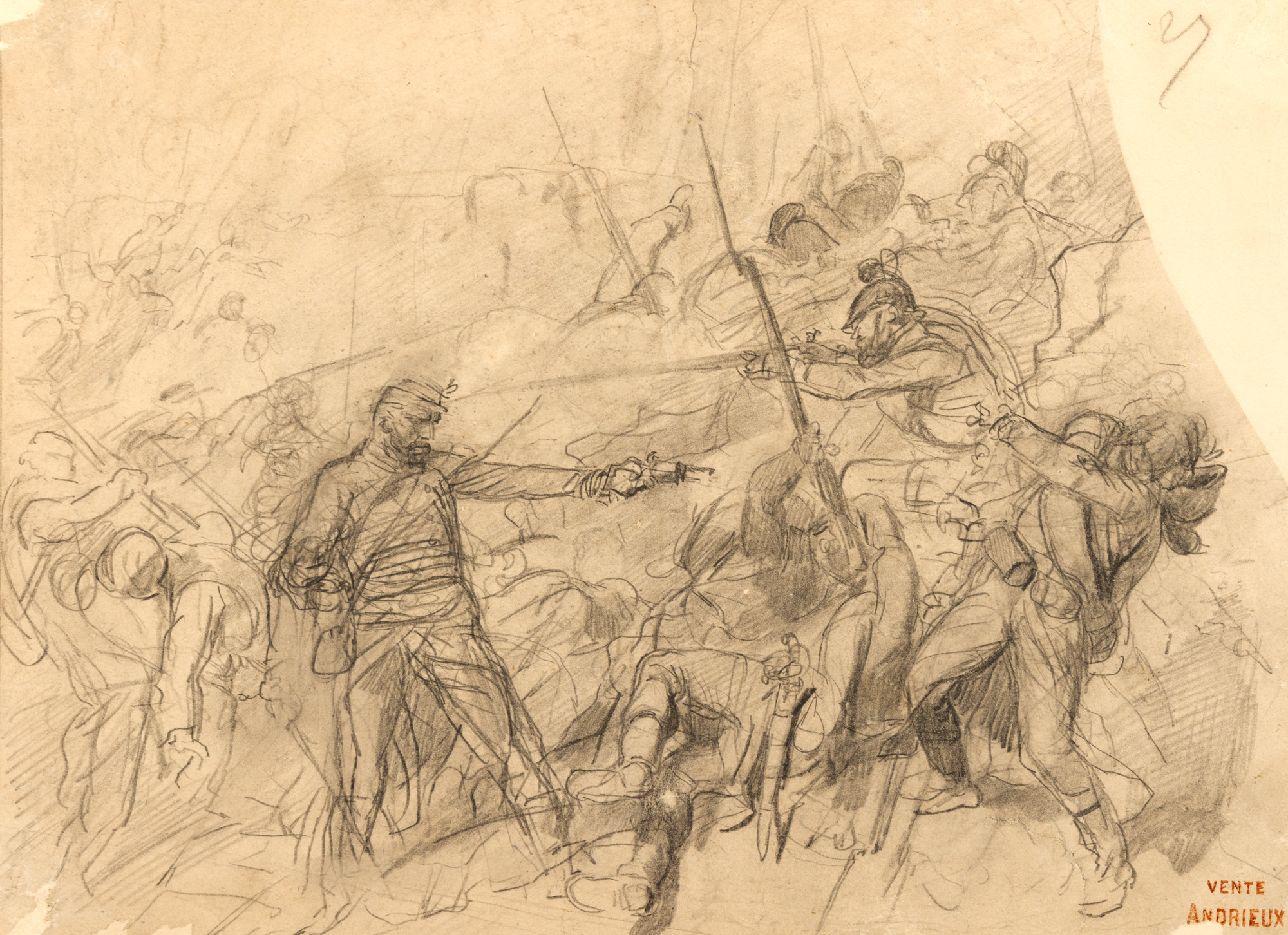 Scenă de luptă (Războiul franco-prusac 1870)