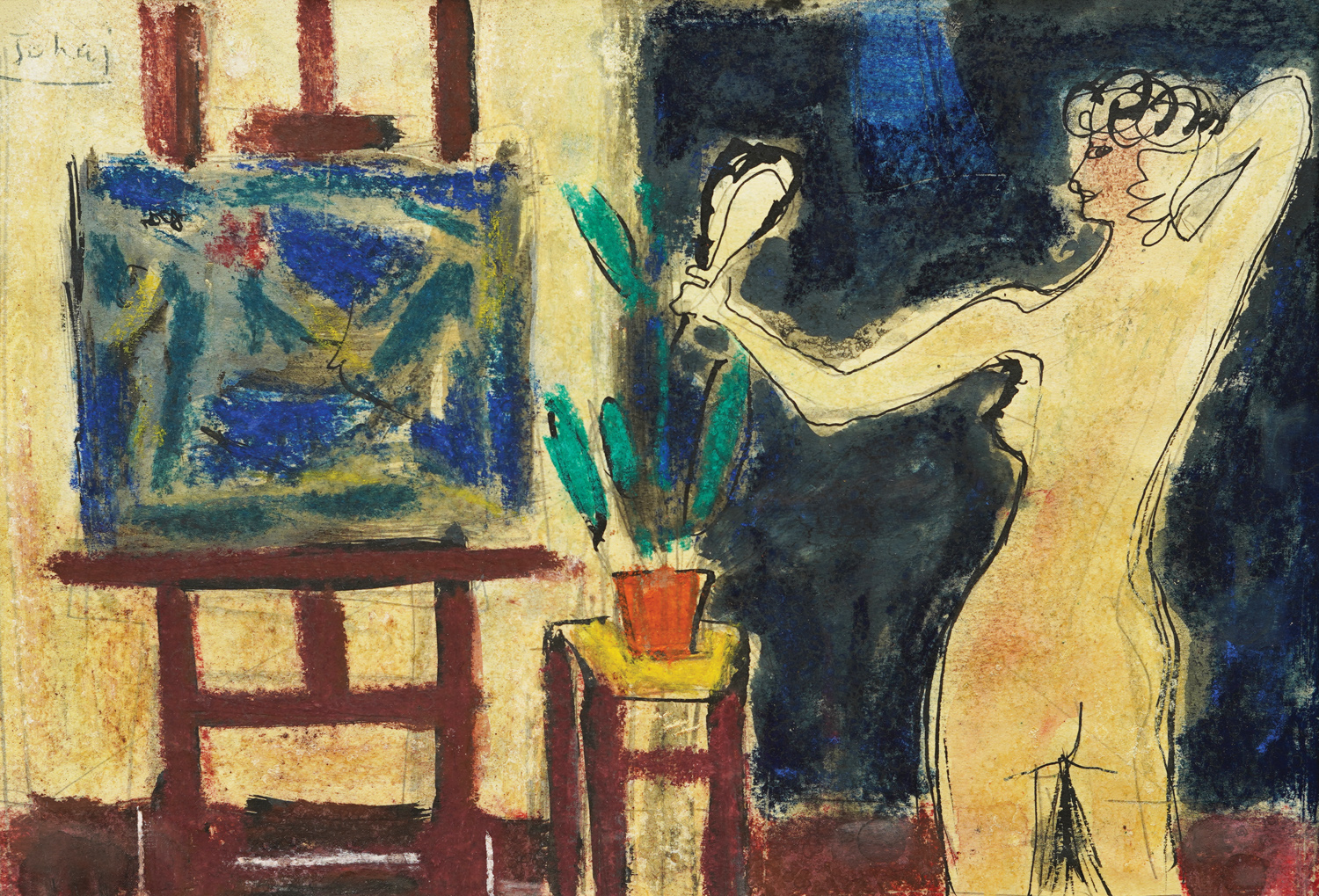 Nude in the Studio