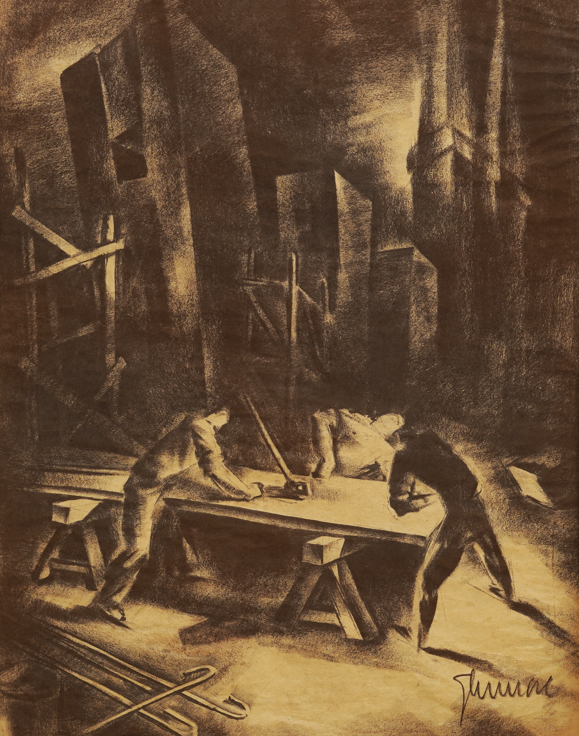 Finishing of the Plate at the Construction Site (Concrete)