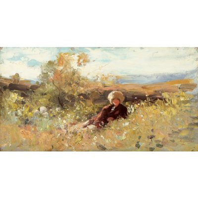Shepherdess in the Grass