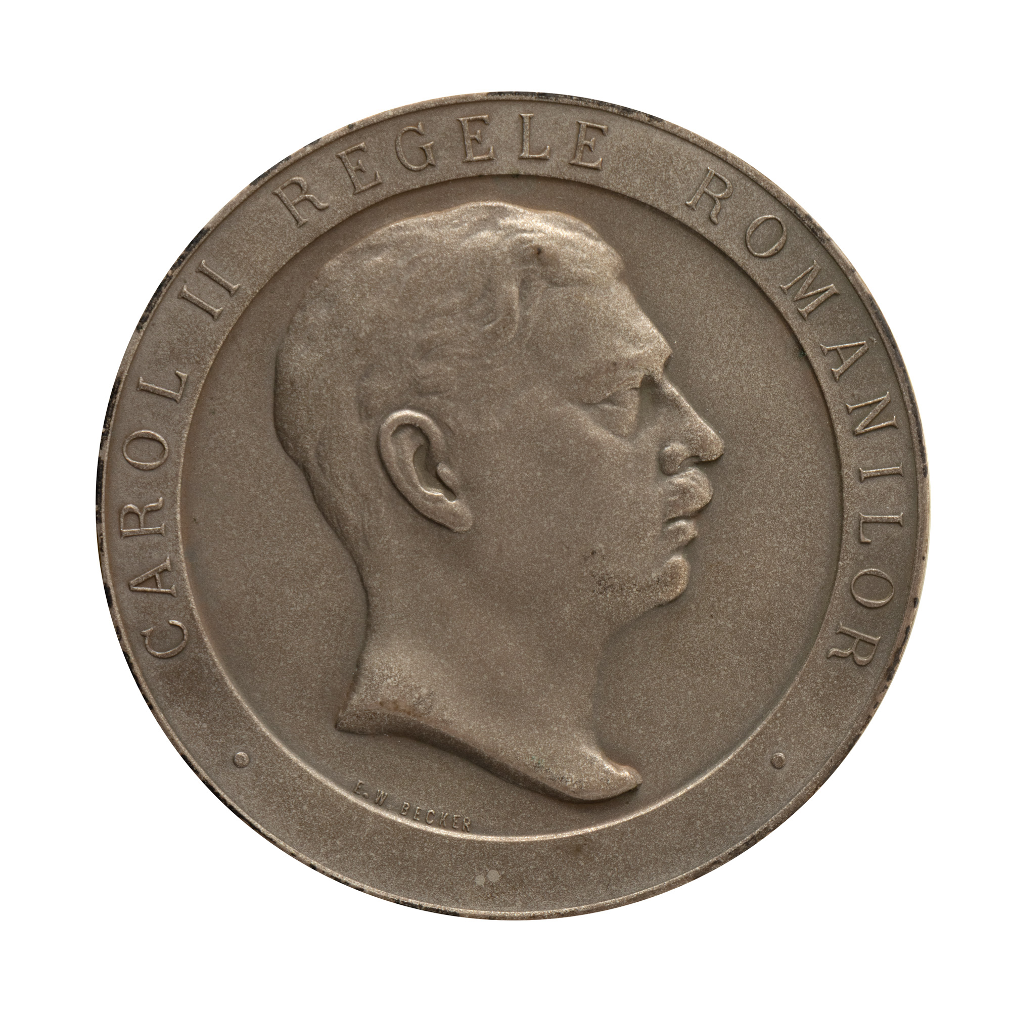 Medalie "Al XVII-lea Congres Internațional de Antropologie și Arheologie Preistorică", gravor Emil Wilhelm Becker, 1937