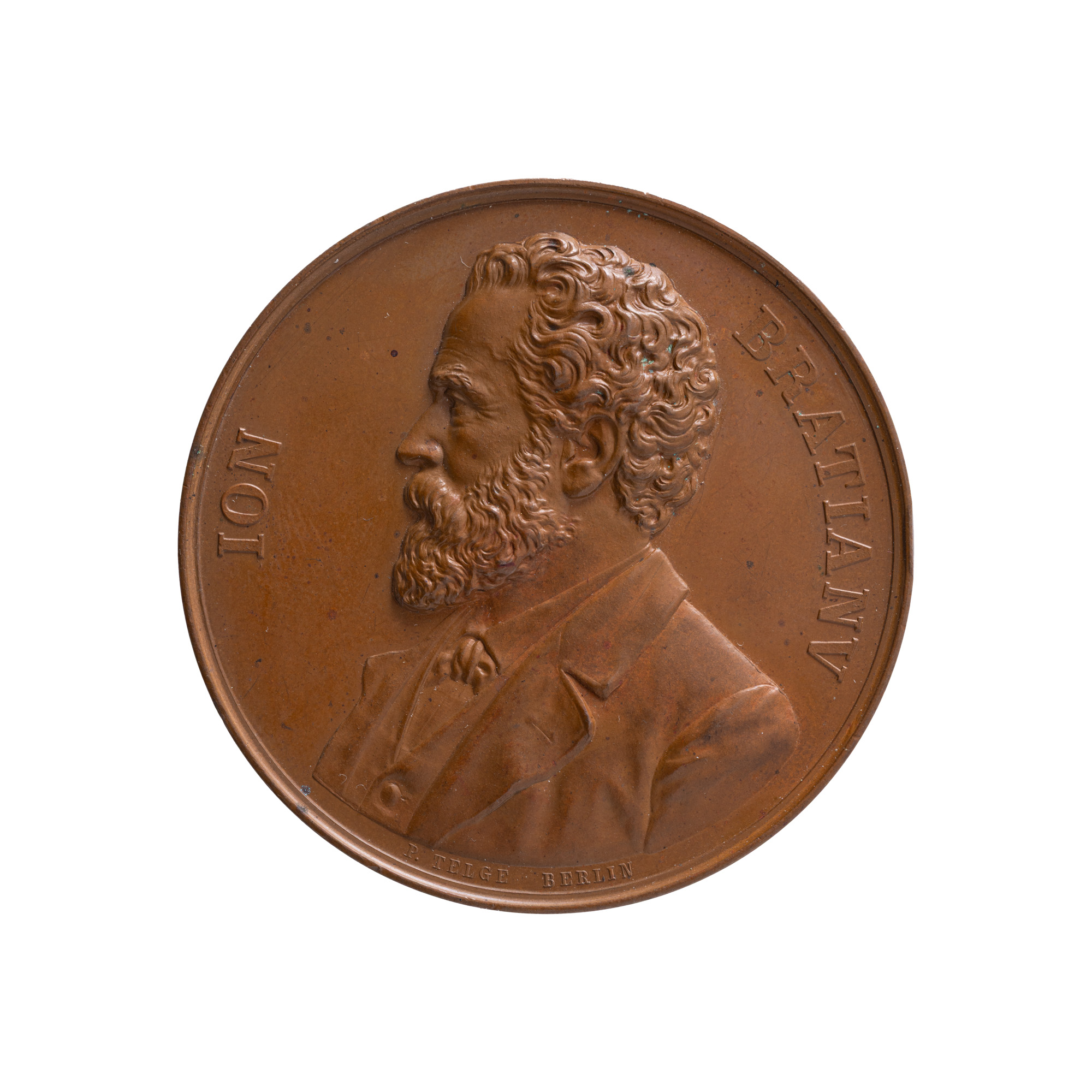 Medalie ”Ion C. Brătianu”, gravor Paul Telge, 1891