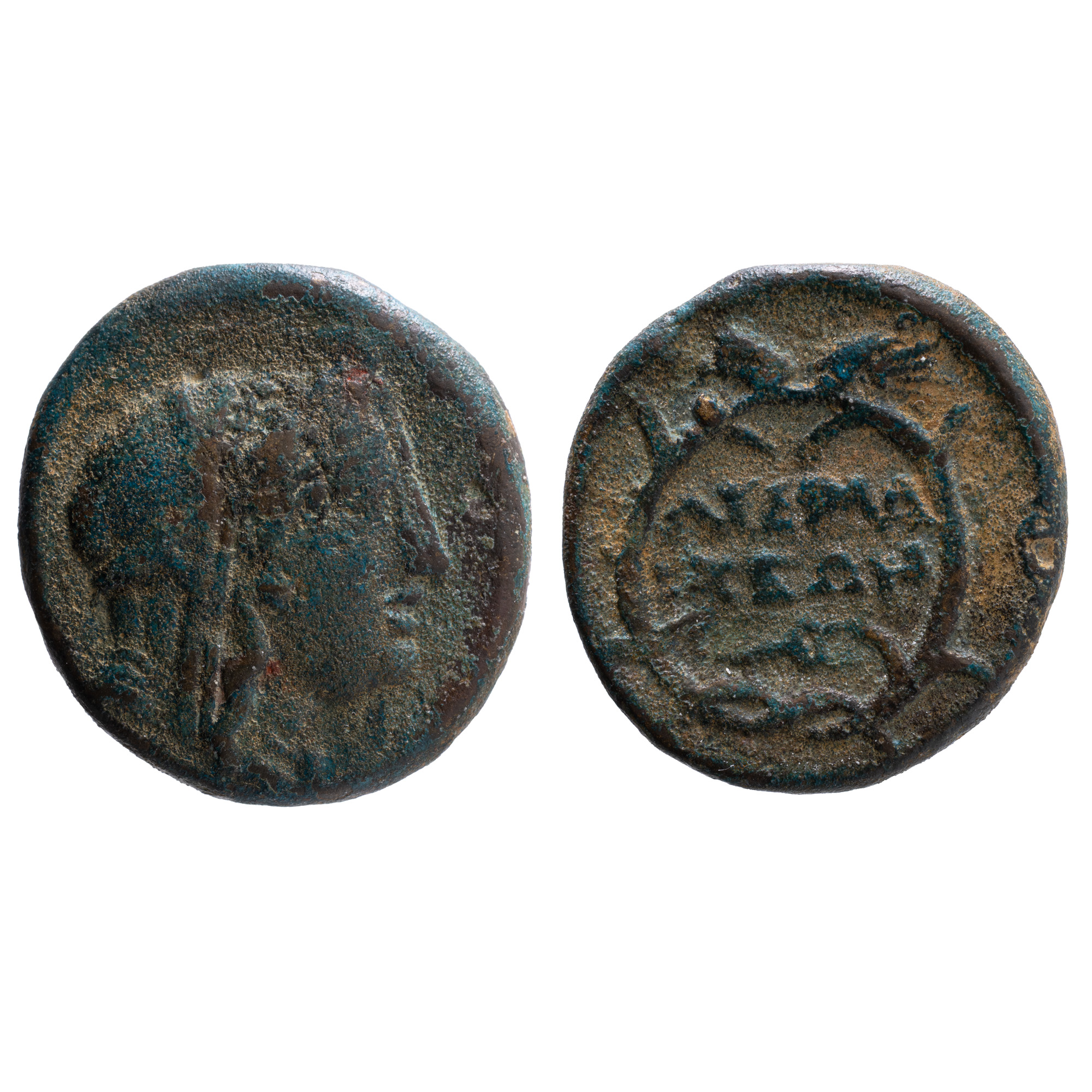 Monedă bătută la Lysimachia, Tracia, sec. III î.e.n.