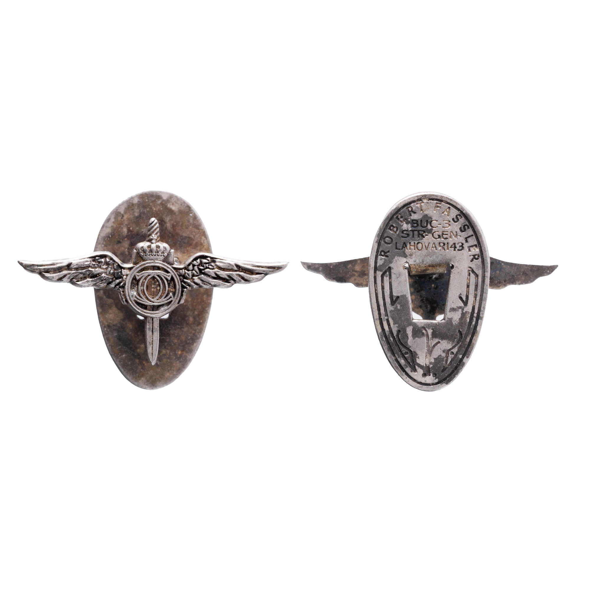 Military Pilot Badge Miniature, Carol II, circa 1935