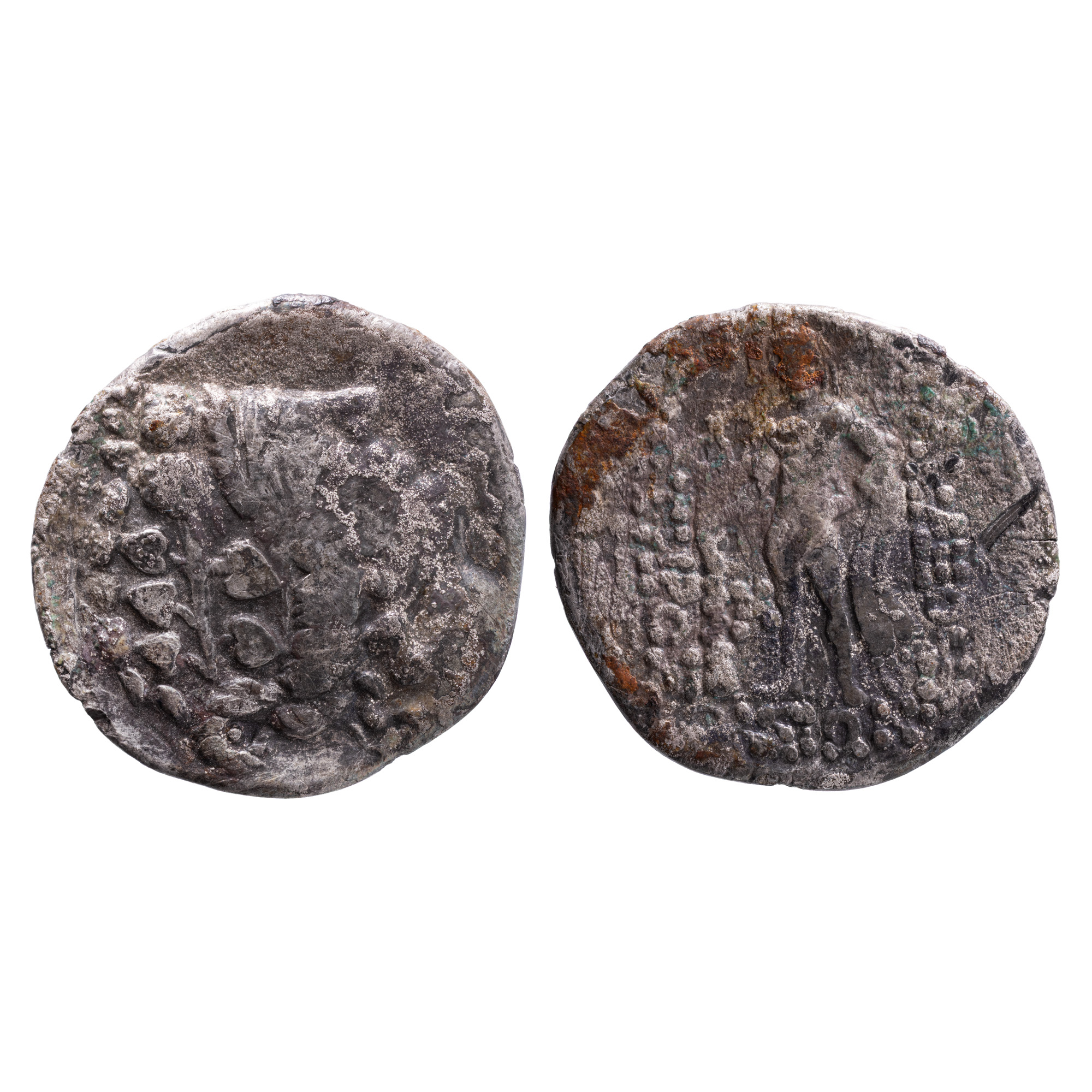 Tetradrachm Coin, Thasos type, barbarized, silver