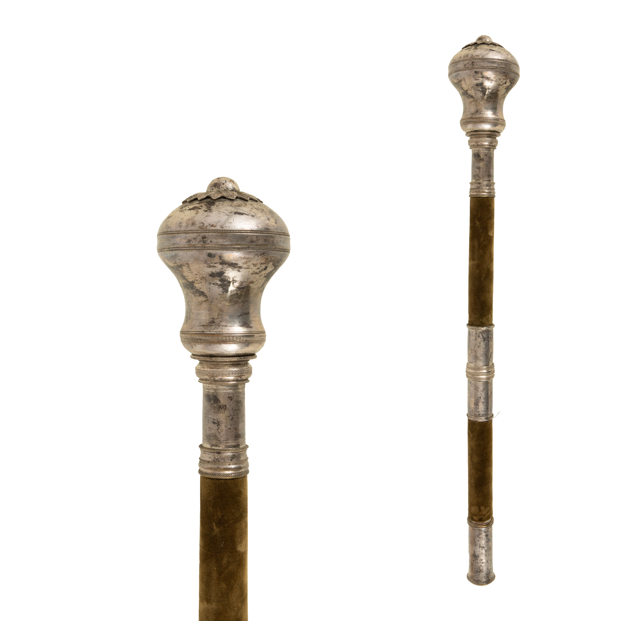 Buzdugan de ceremonie, argintat, atelier românesc, sfârșitul sec. XIX