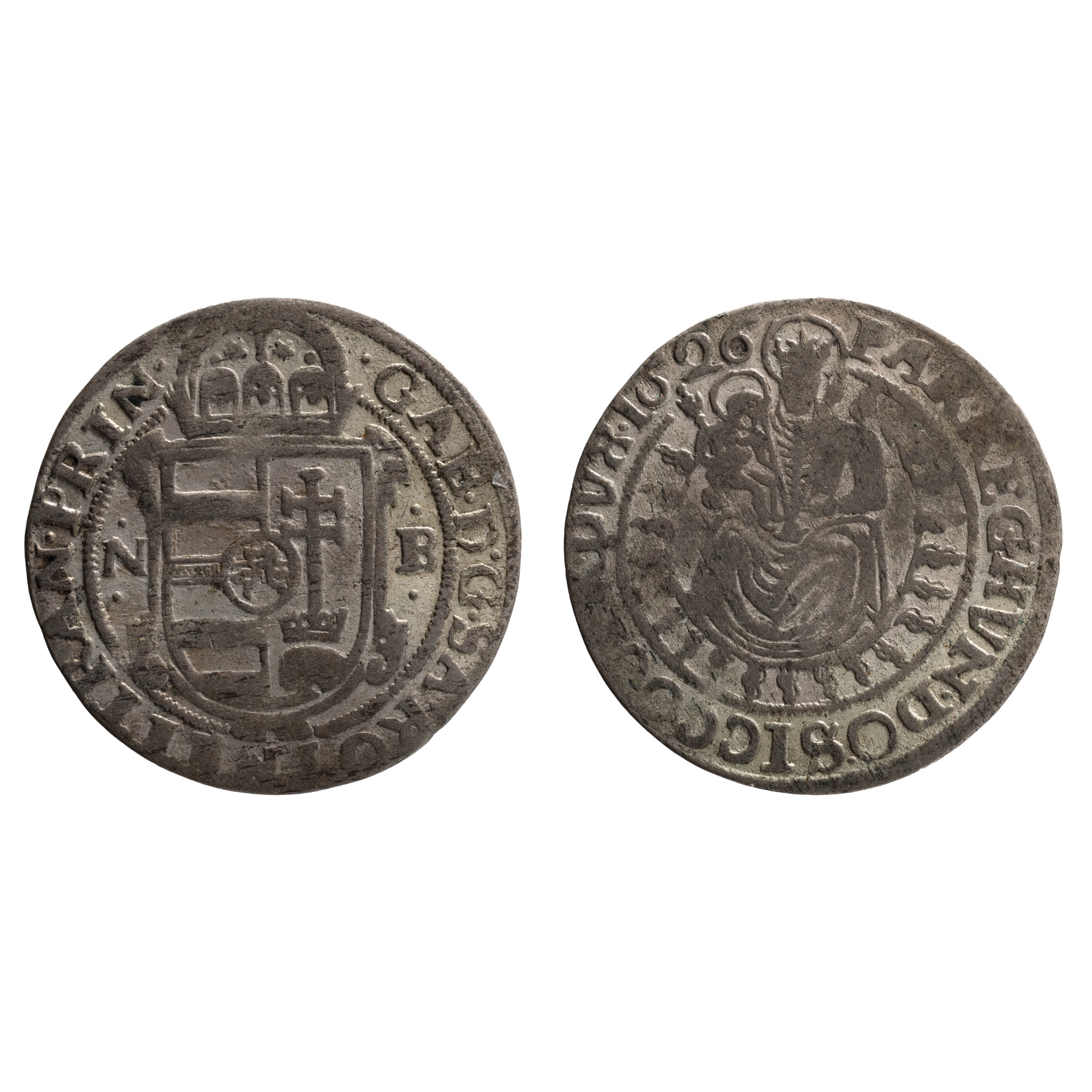 Gros Coin, Gabriel Bethlen, Principality of Transylvania, minted in Baia Mare, 1626, silver