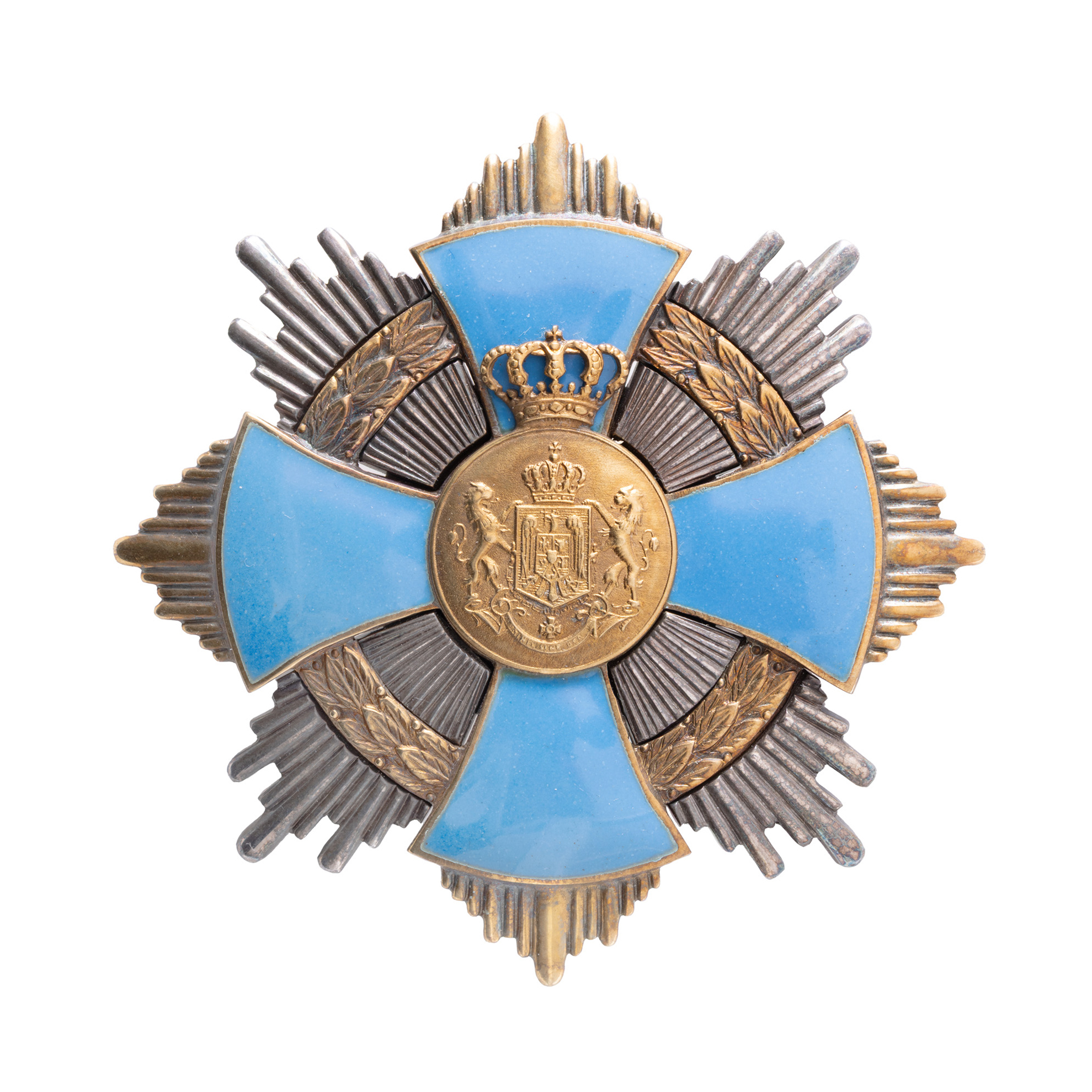 Placa ordinului ”Serviciul Credincios”, în grad de Mare Cruce, model 1932/1935, argint