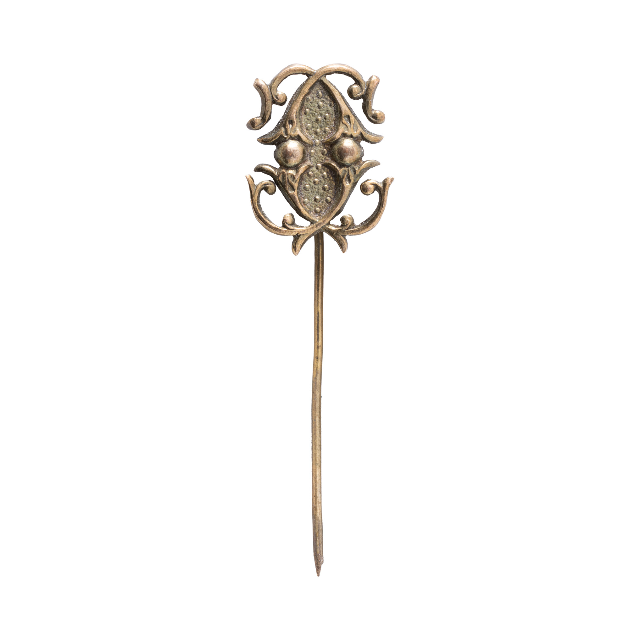 Pin decorat cu cifrul regelui Carol I, cca. 1906