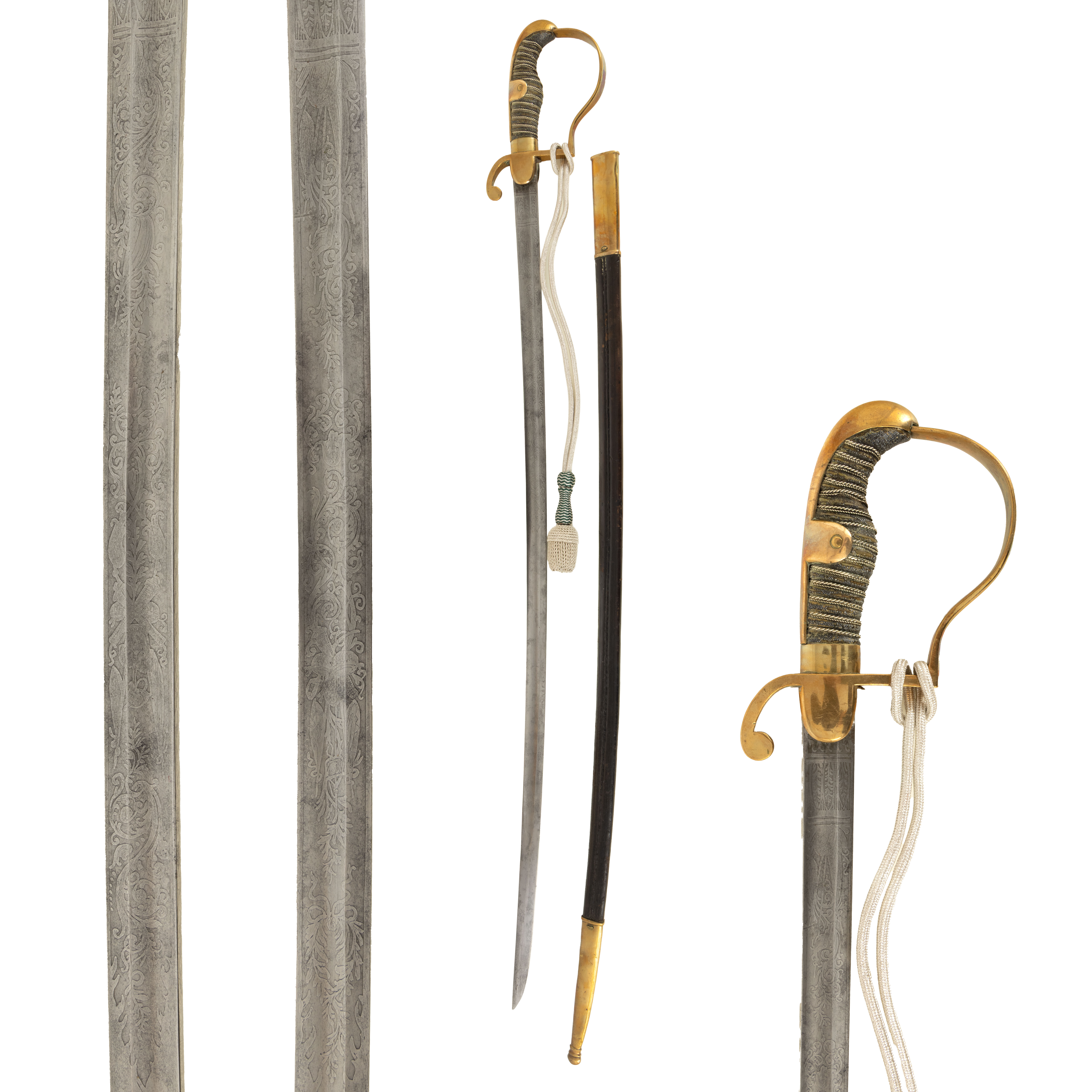 Officer's sword, with scabbard, British Royal Navy, World War I period