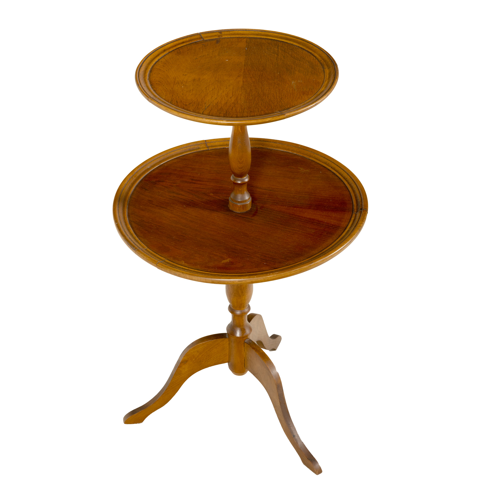 Georgian style auxiliary table made of cherry wood, mid 20th century