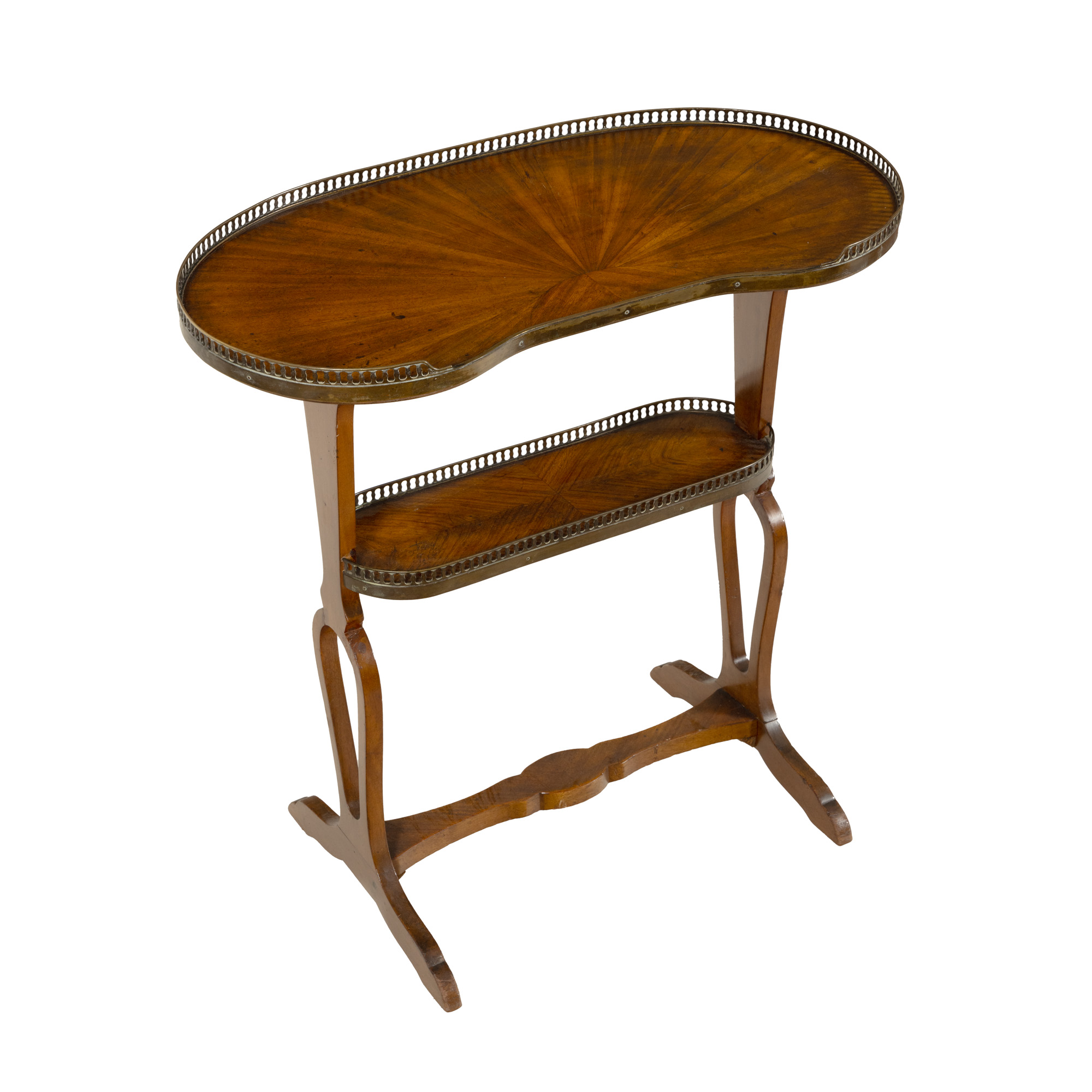 "Kidney" console in mahogany wood, 19th century