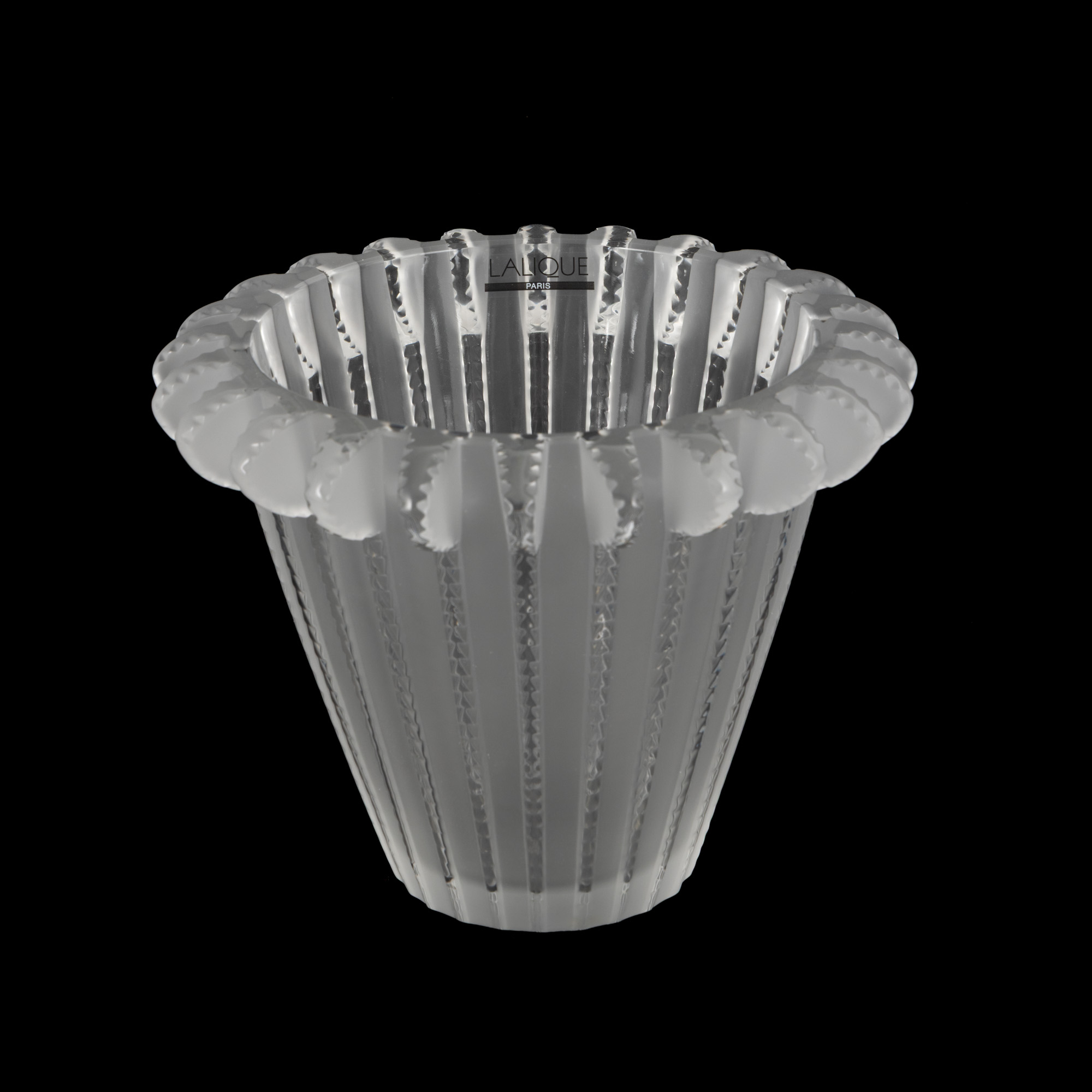 ”Royat” - vas Lalique, în manieră Art Deco, cca. 1960