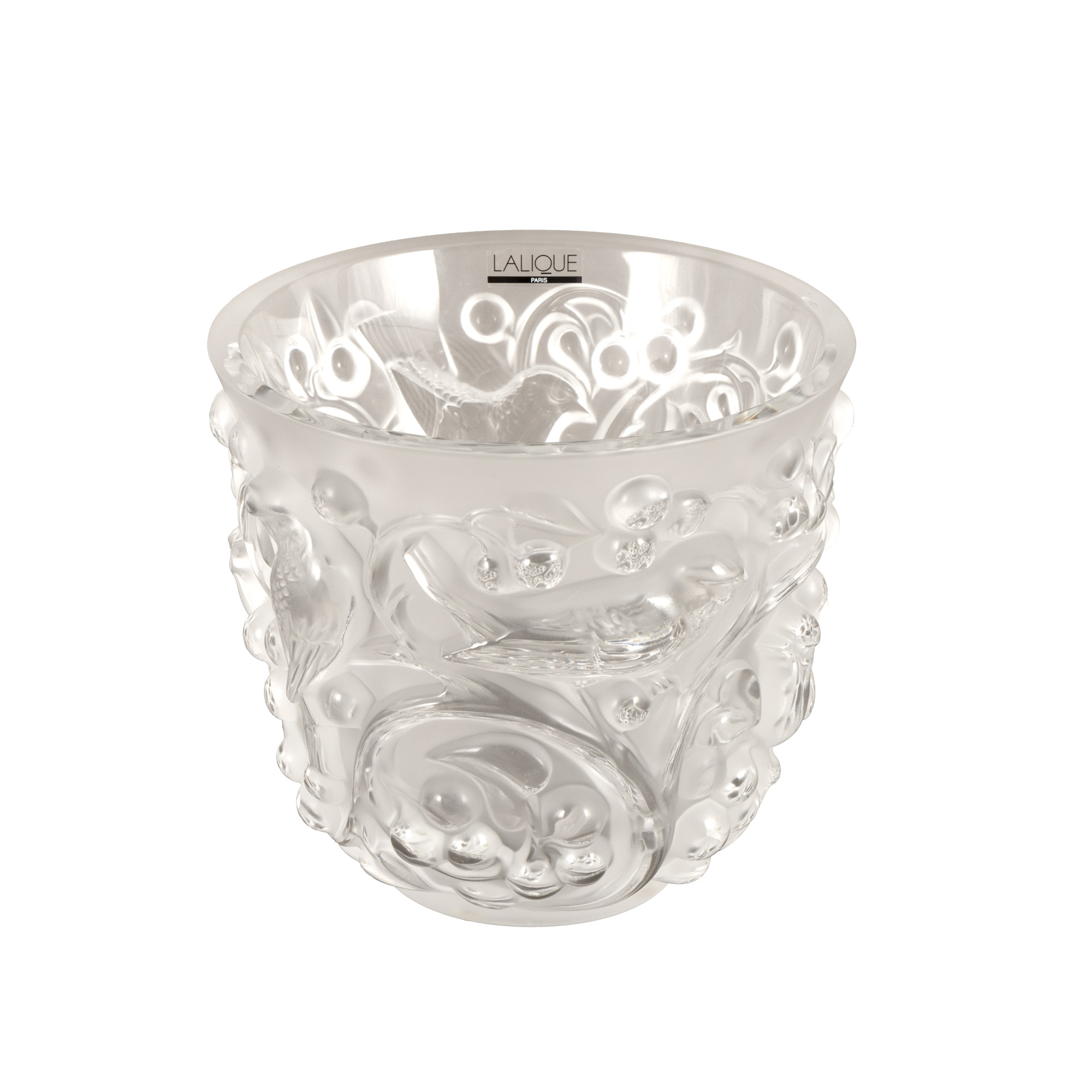"Avallon" - vas Lalique, decorat cu rândunele, cca. 1950