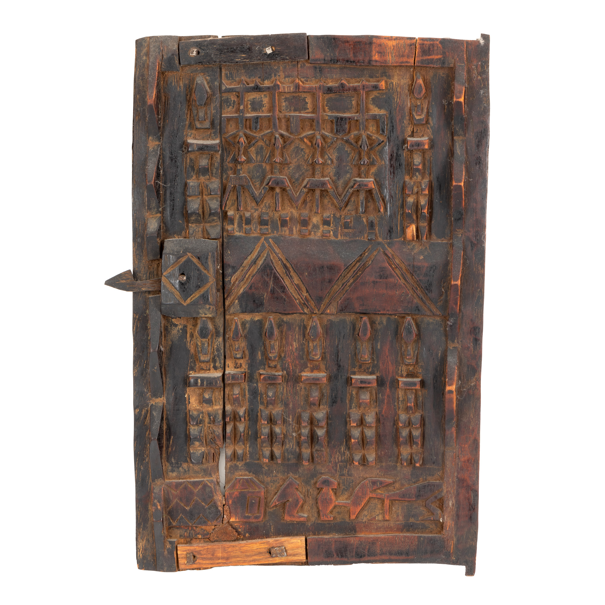 Panou decorativ / ”turtle door”, din lemn exotic, Dogon, Mali