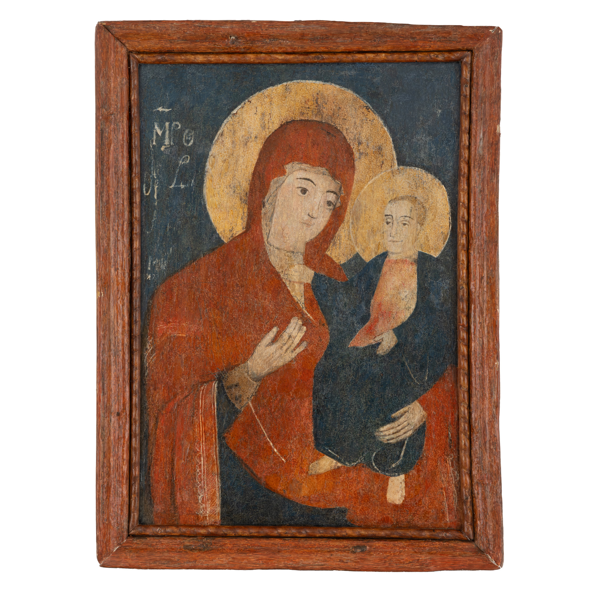 Icon on wood, "Mother of God with the Child", Transylvanian school, early 19th century