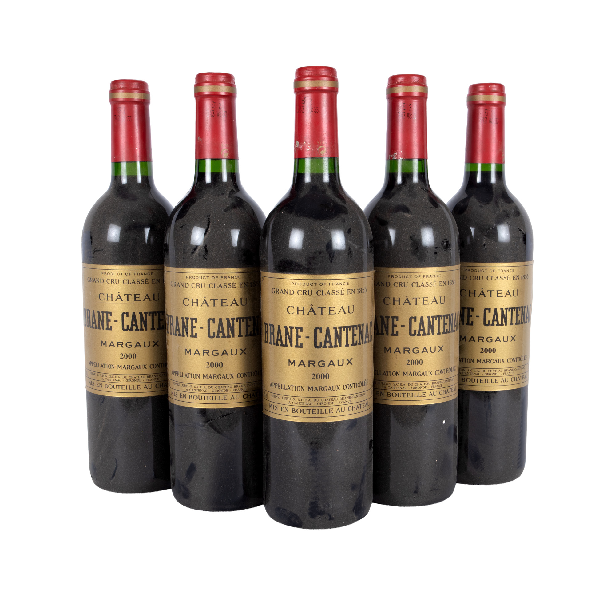 Château Brane-Cantenac, Margaux, 2000, 5st x 0,75l