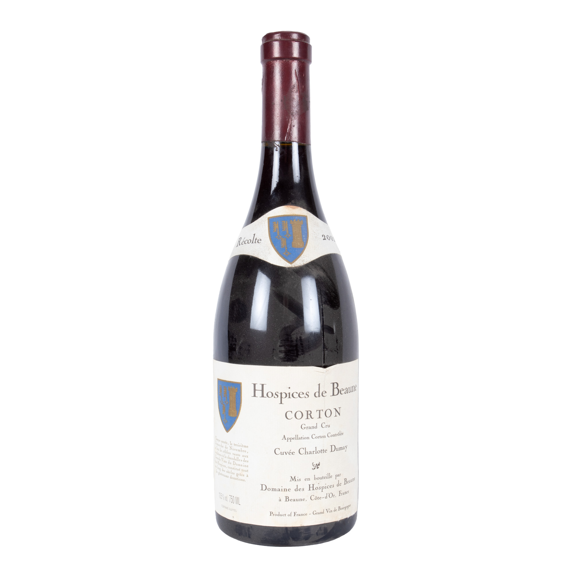 Hospices de Beaune Corton Grand Cru, 2002, 1st x 0.75l