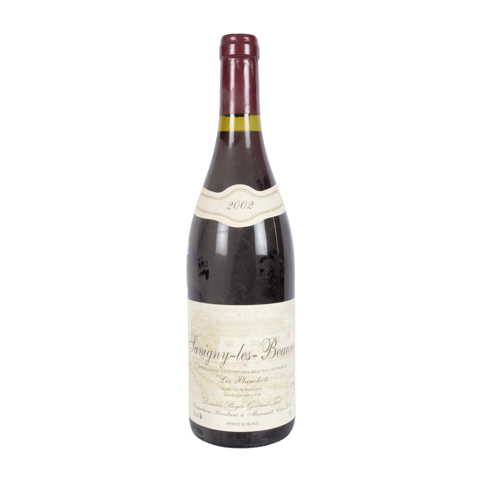Savigny-les-Beaune Les Planchots, Boyer-Gontard-Tuil, 2002, 1st x 0.75l