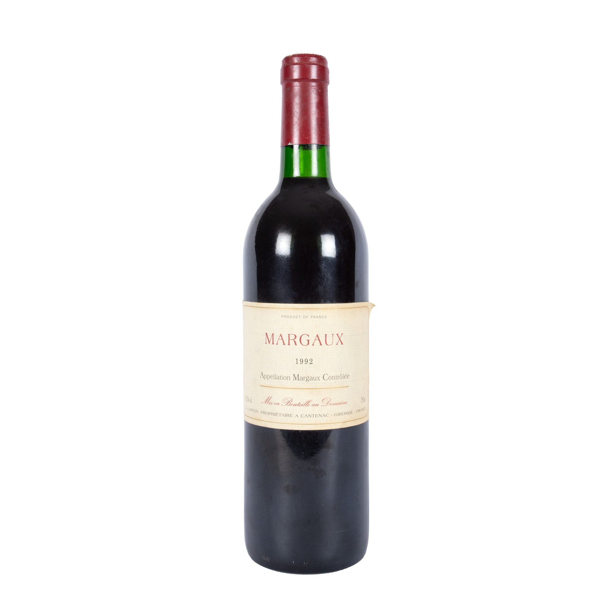 L. Lurton, Margaux, 1992, 1st x 0,75l