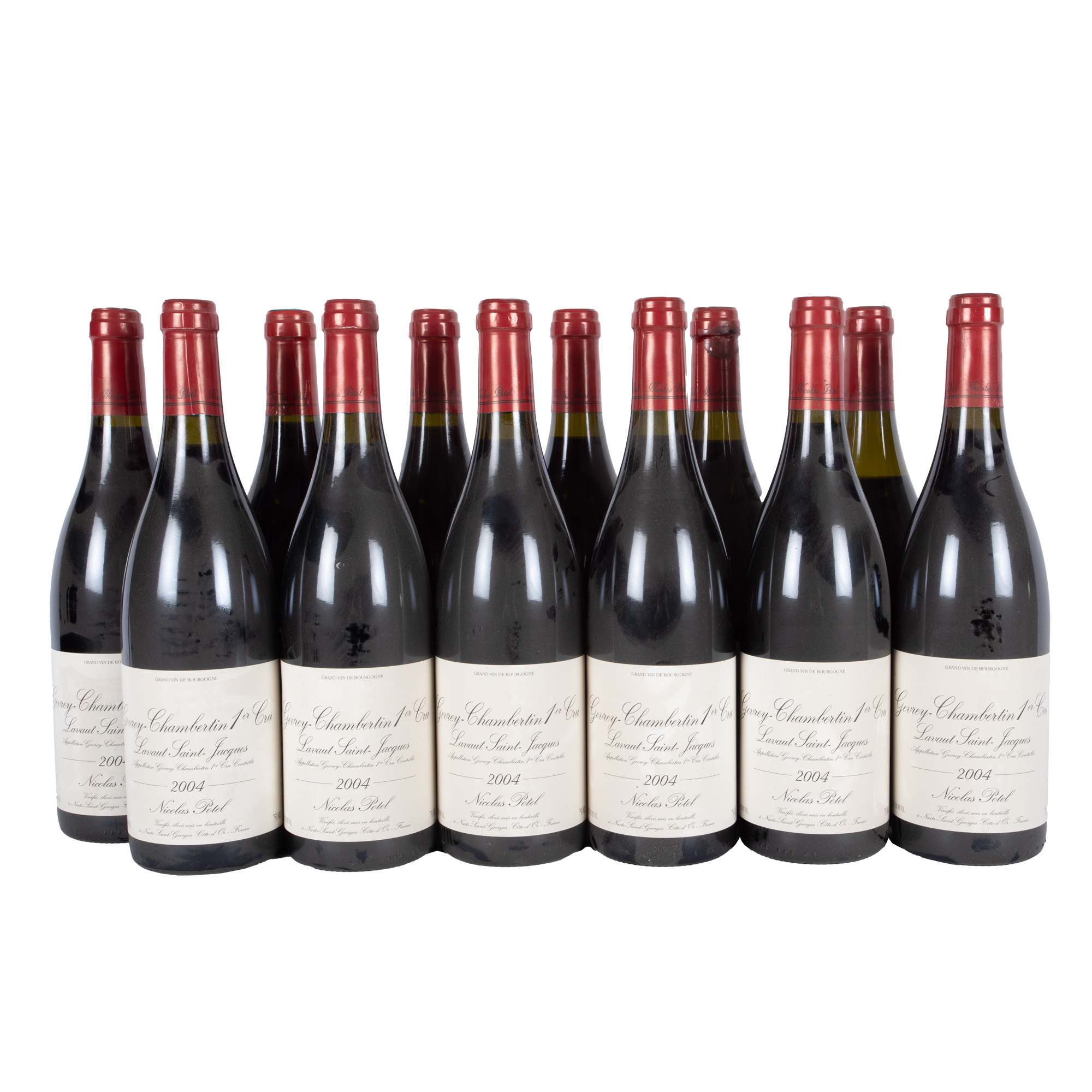 Gevrey-Chambertin 1er Cru Lavaux Saint-Jacques, Nicolas Potel, 2004, 12st x 0,75l