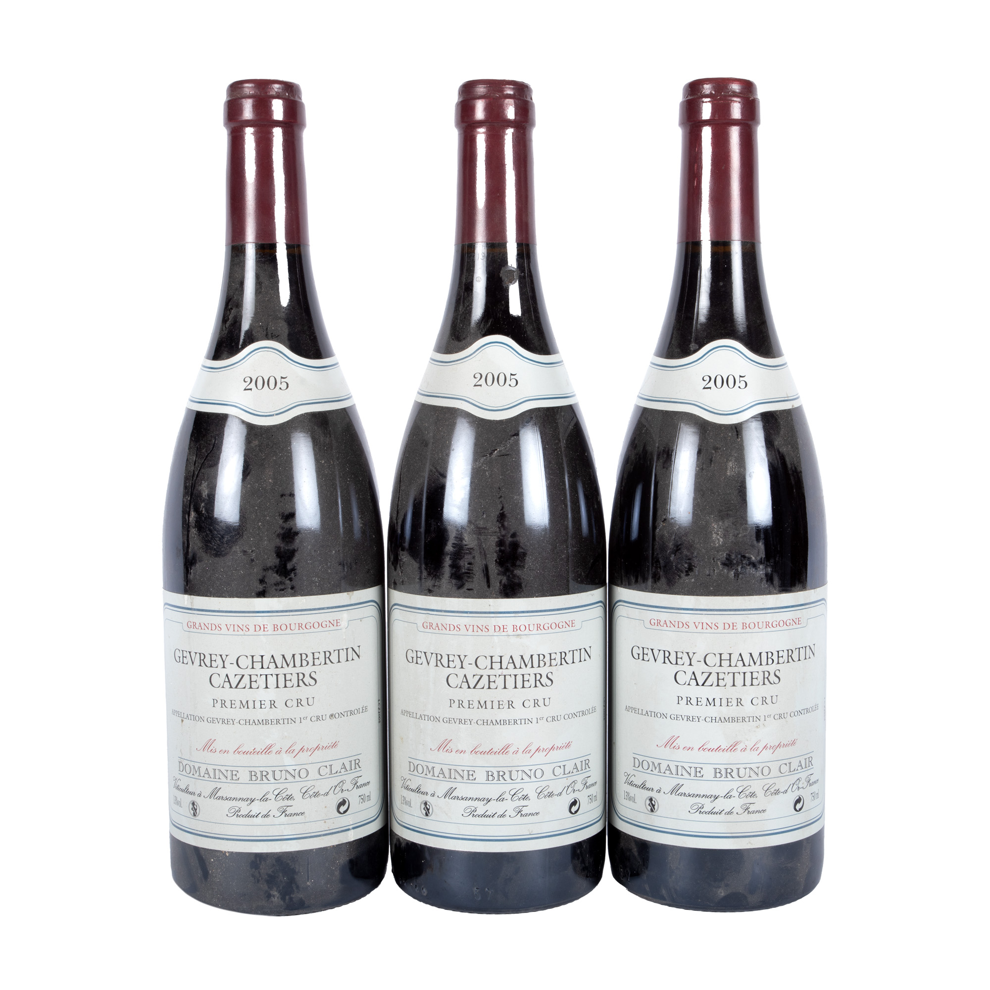 Gevrey-Chambertin 1er Cru Les Cazetiers, Bruno Clair, 2005, 3st x 0,75l