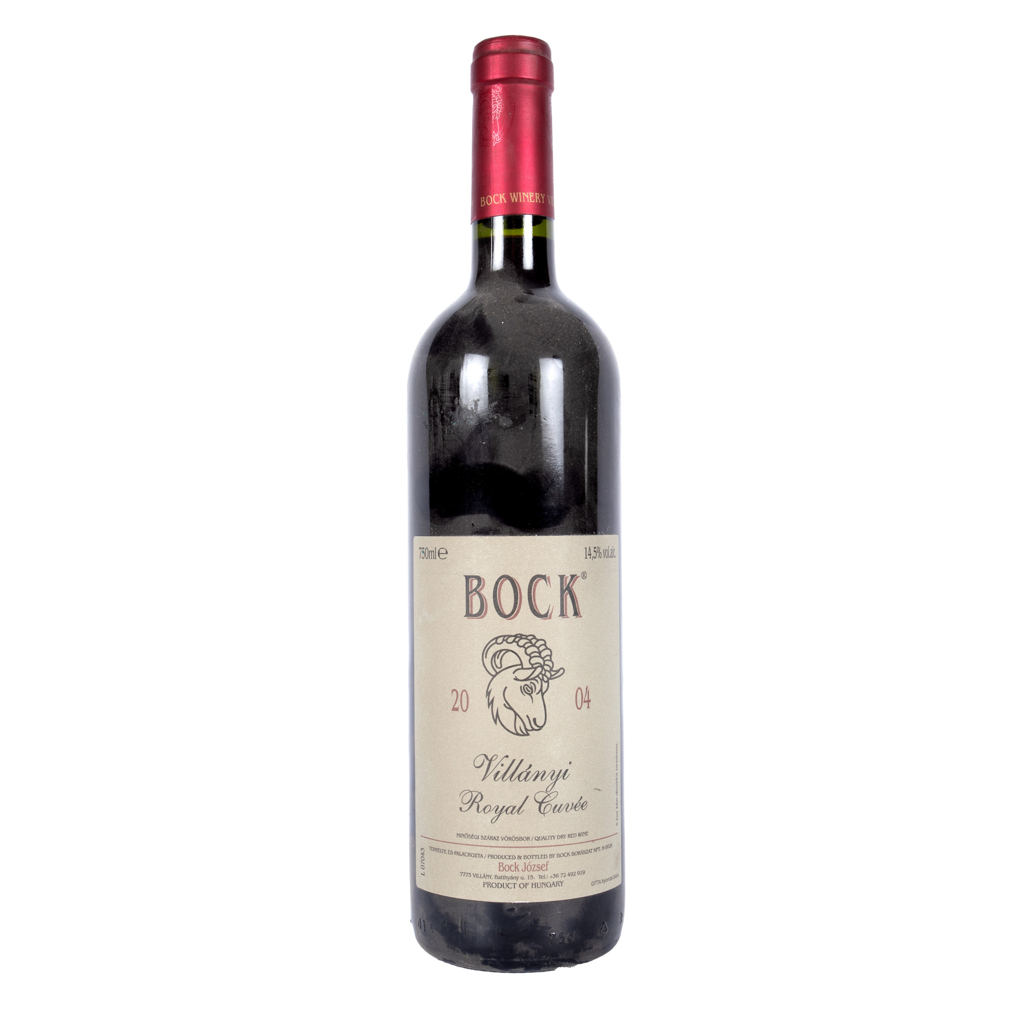 Bock Villanyi Royal Cuvee, 2004, 1st x 0.75l