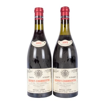 Gevrey-Chambertin 1er Cru Les Cazetiers, Dominique Laurent, 2003, 2st x 0.75l