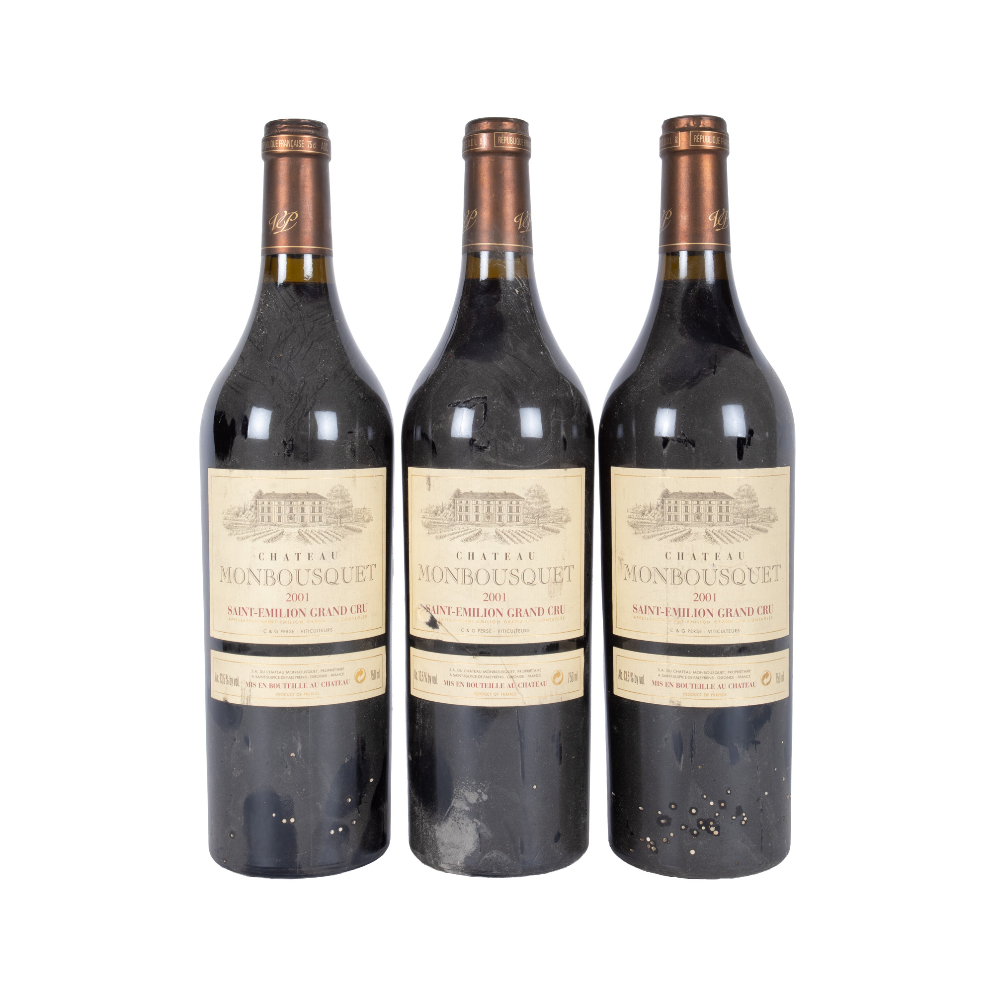 Château Monbousquet, Saint-Émilion Grand Cru, 2001, 3st x 0,75l