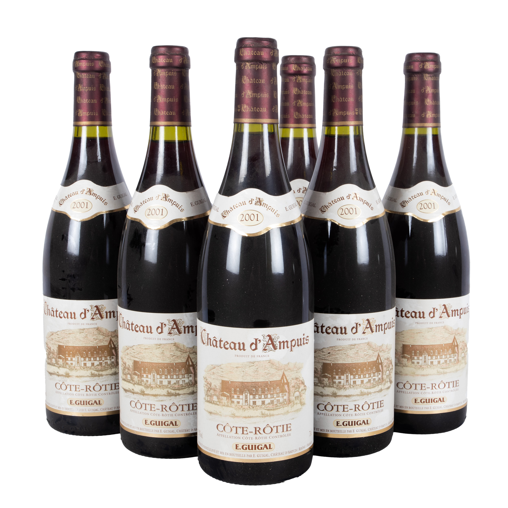 E. Guigal Château d'Ampuis Côte-Rôtie, 2001, 6pc x 0.75l