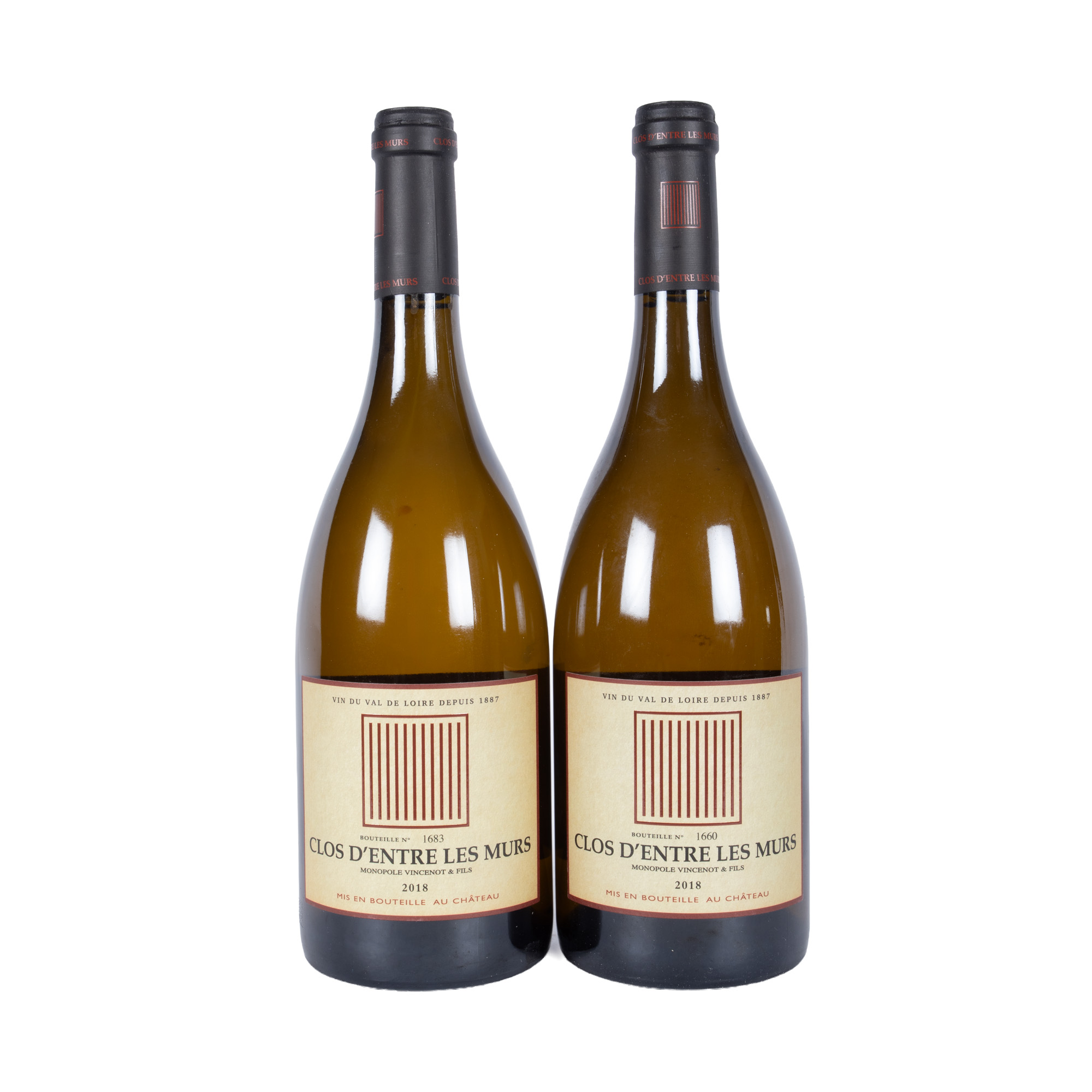 Château de Parnay, Clos d'Entre Murs, 2018, 2st x 0,75l