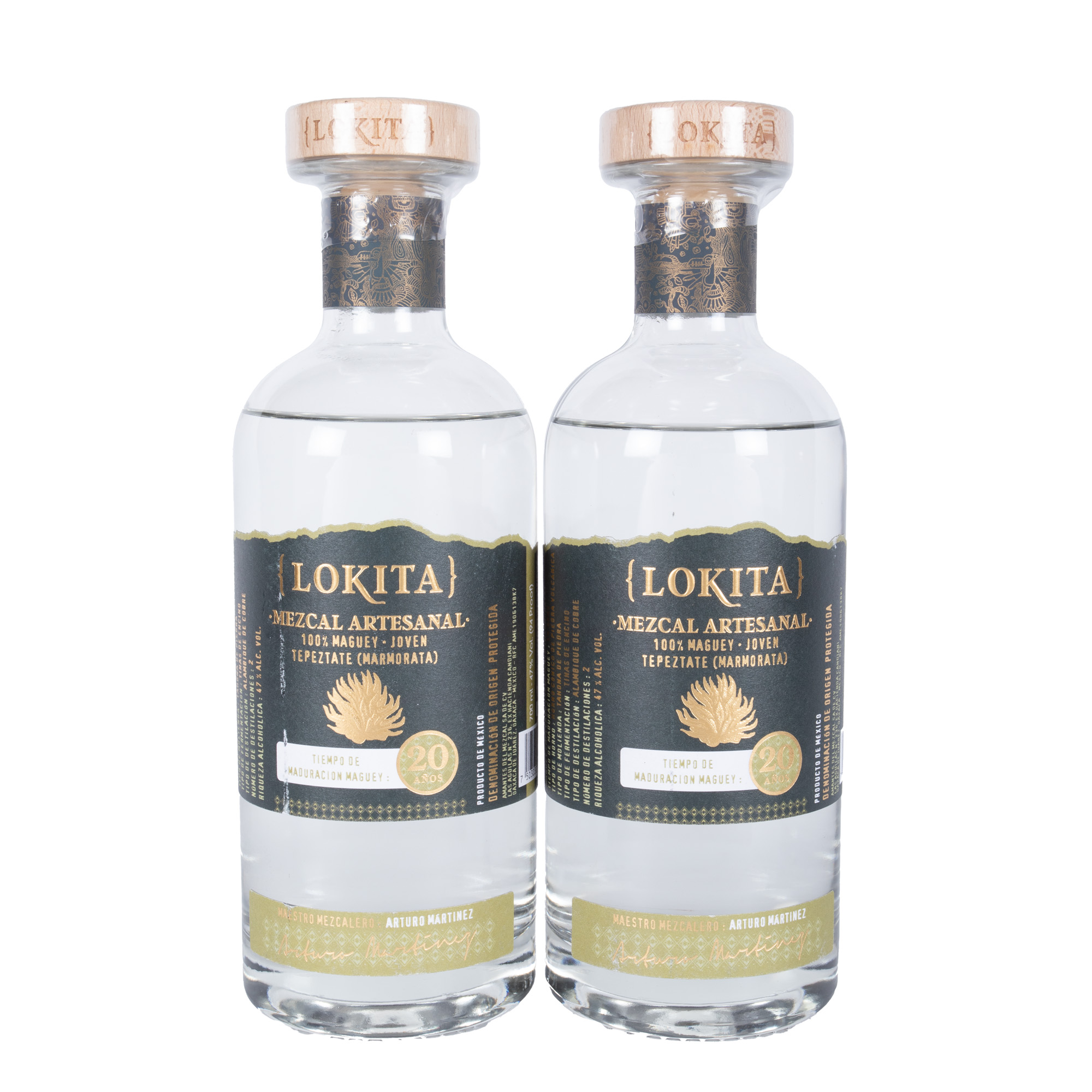 Mezcal Artizanal Lokita, 2st x 0,70l