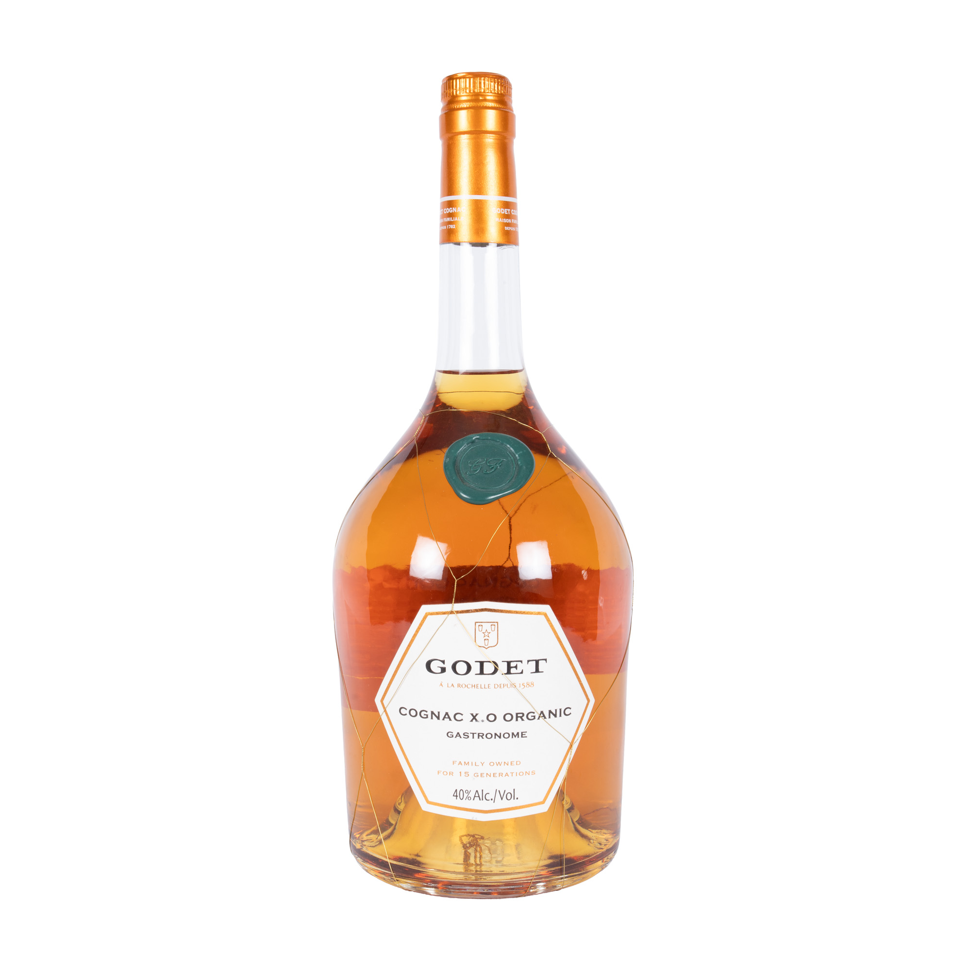 Cognac Godet XO, Organic Gastronome, 1st x 1,5l