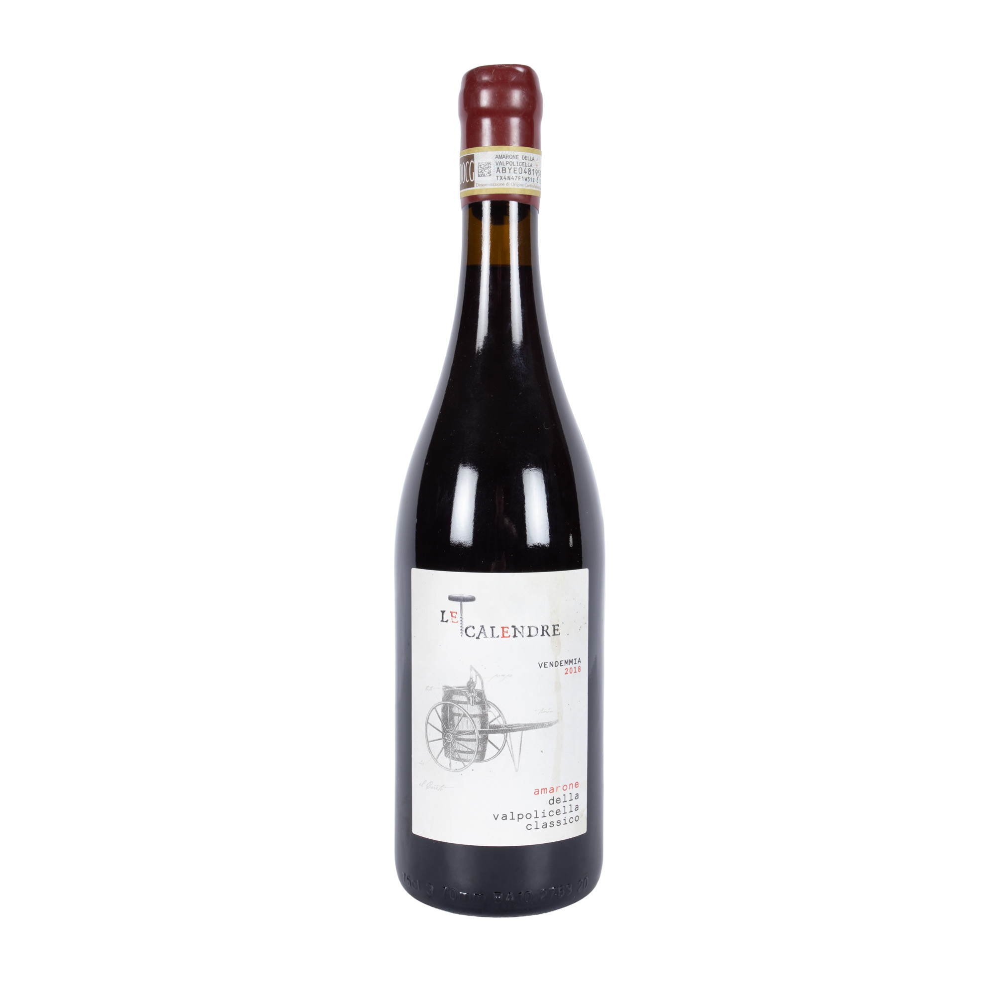Amarone della Valpolicella Classico, Le Calendre Vendemmia, 2018, 1st x 0.75l