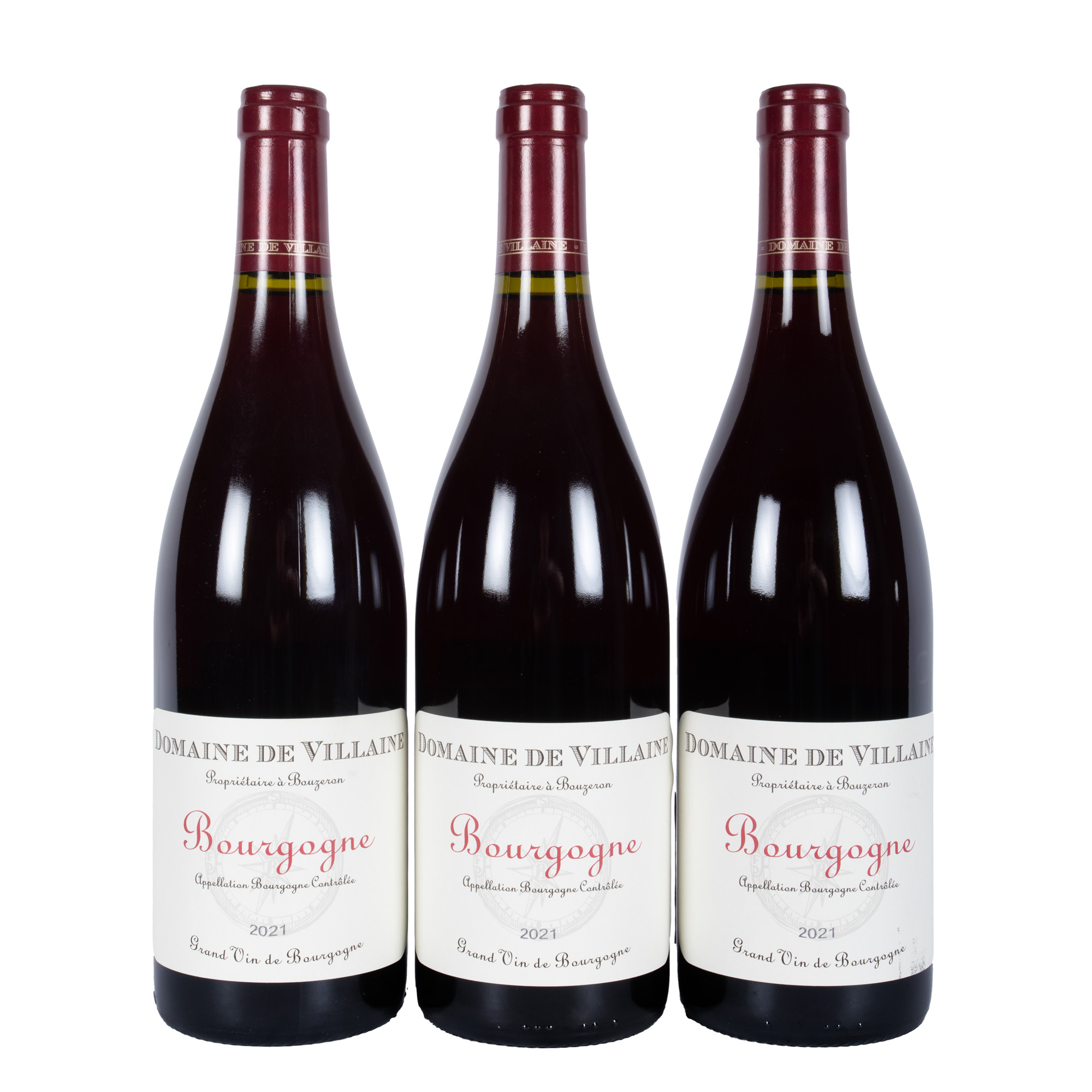 Domaine de Villaine, Burgundy Red Pinot Noir, 2021, 3pc x 0.75l