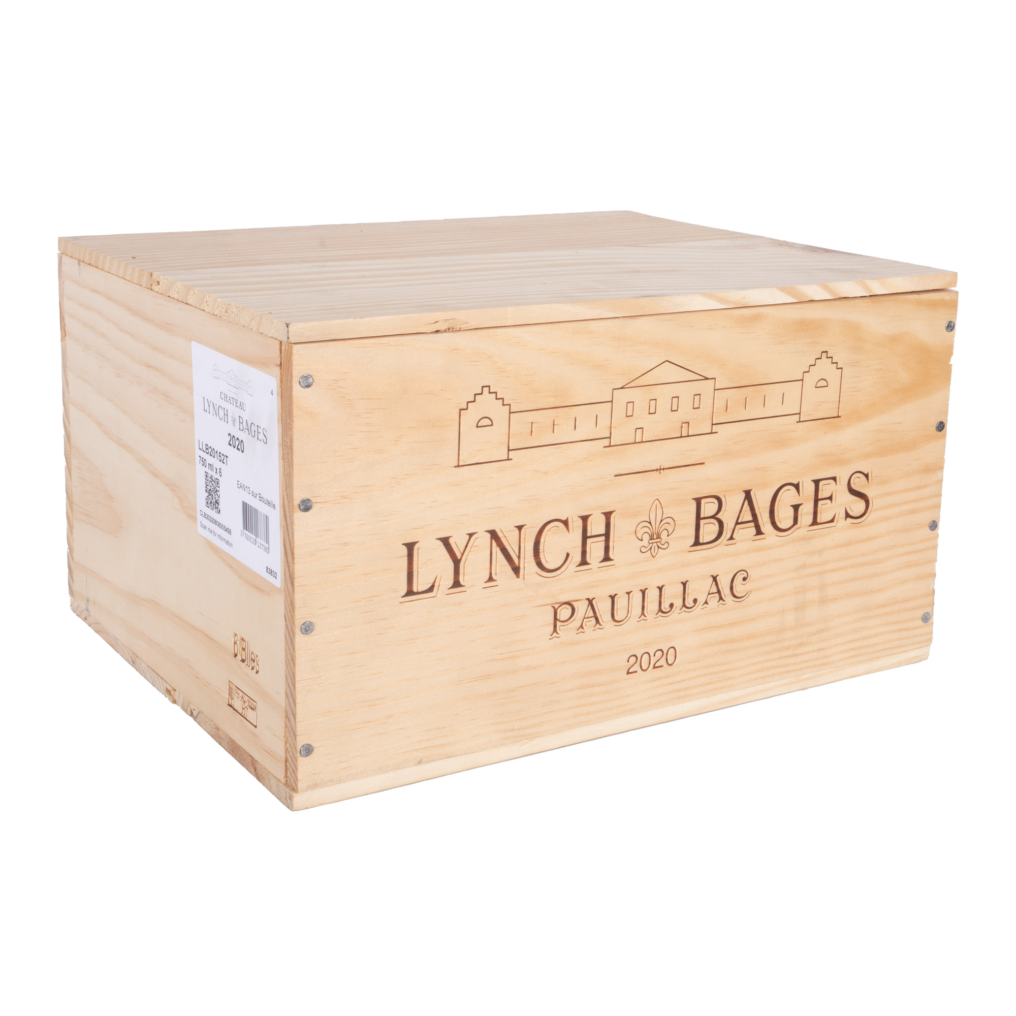 Lynch-Bages, Pauillac, 2020, 6st x 0,75l