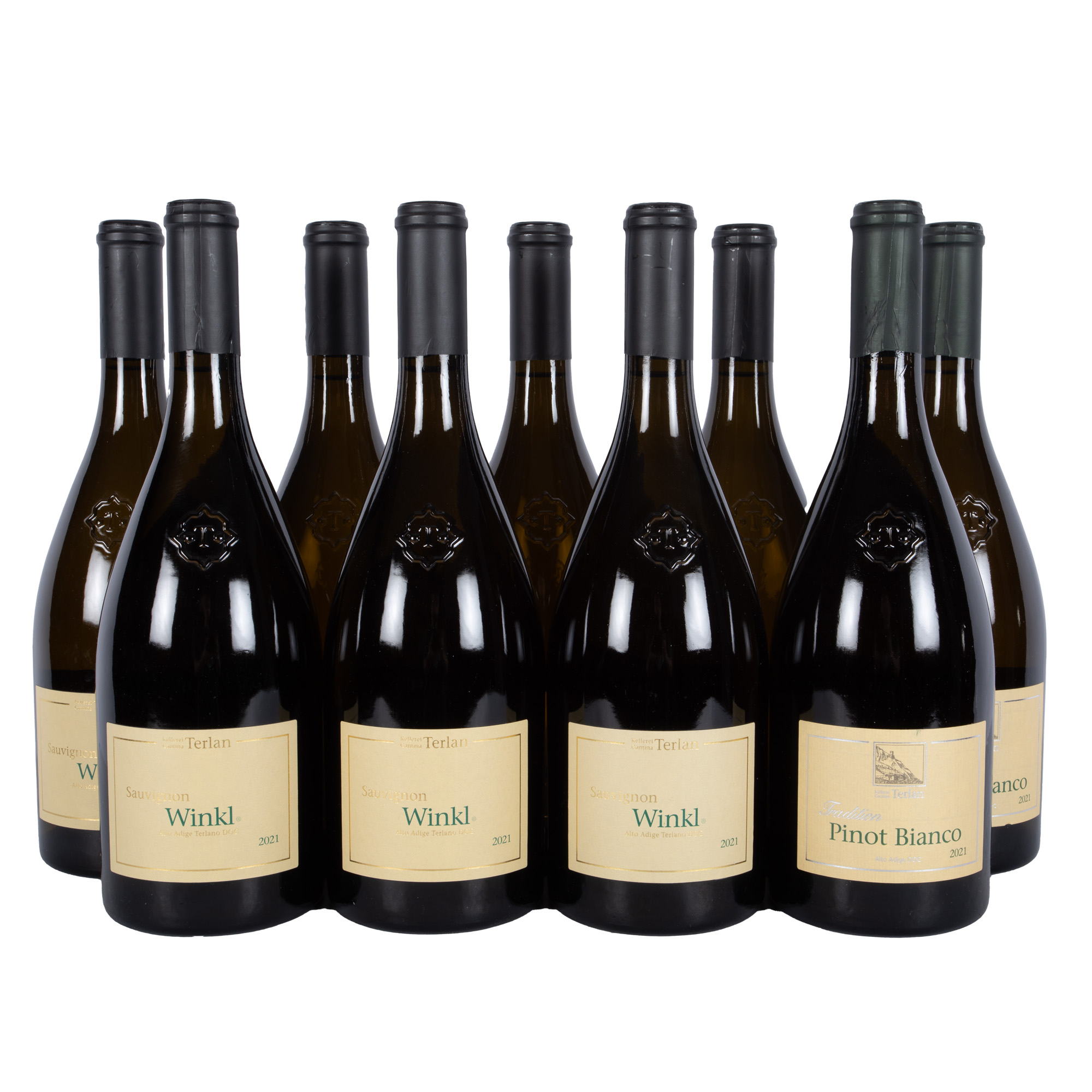 Terlaner, Pinot Bianco and Sauvignon Blanc, 2021, 9st x 0.75l