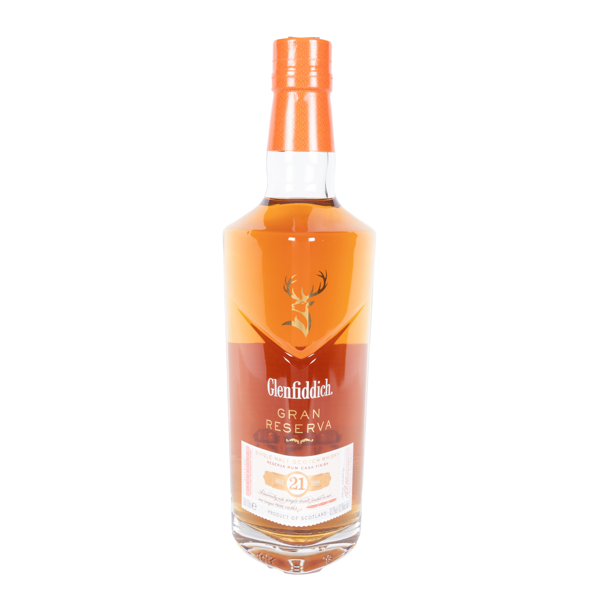 Glenfiddich Gran Reserva, Single Malt Scotch Whisky, 21 ani vechime, 1st x 0,70l